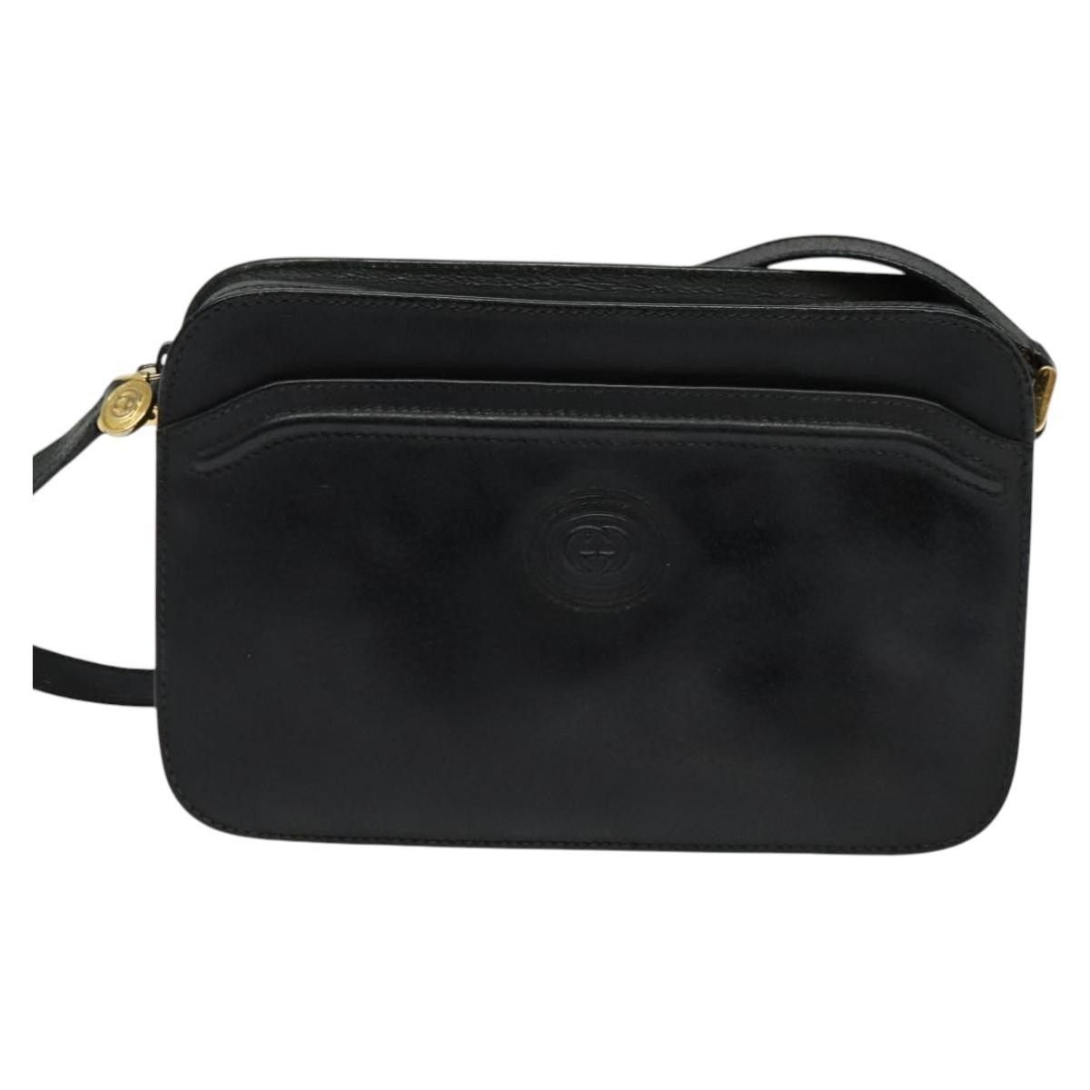 Gucci Gucci Vintage double G logo shoulder bag Leather Size ONE SIZE - 18 Thumbnail