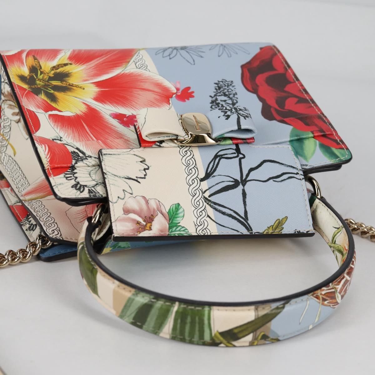 Salvatore Ferragamo Salvatore Ferragamo Vala Handbag Leather Size ONE SIZE - 15 Thumbnail