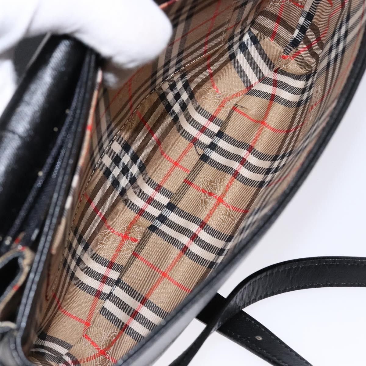 Burberry Burberry Flap Shoulder Bag Leather Size ONE SIZE - 5 Thumbnail