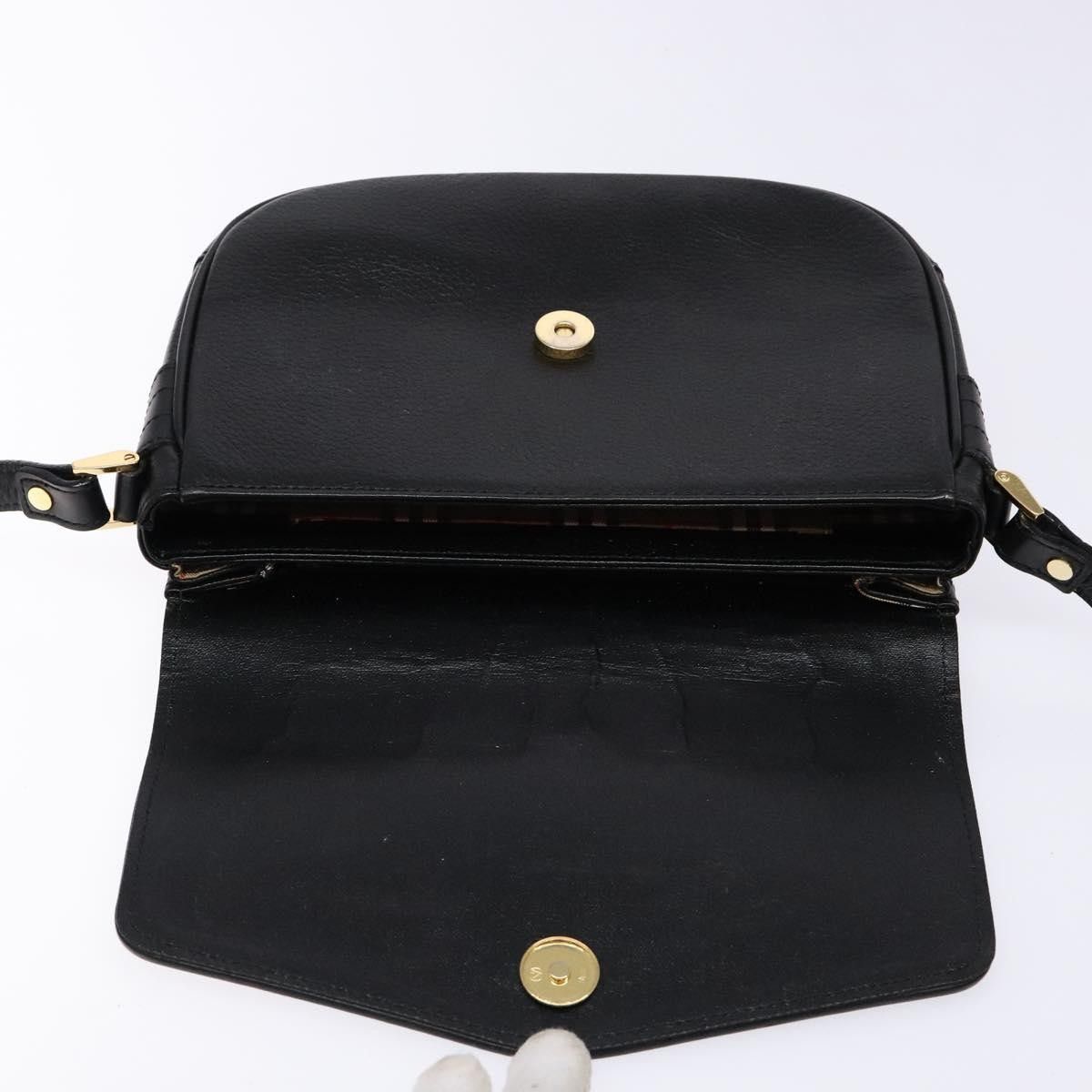 Burberry Burberry Flap Shoulder Bag Leather Size ONE SIZE - 17 Thumbnail