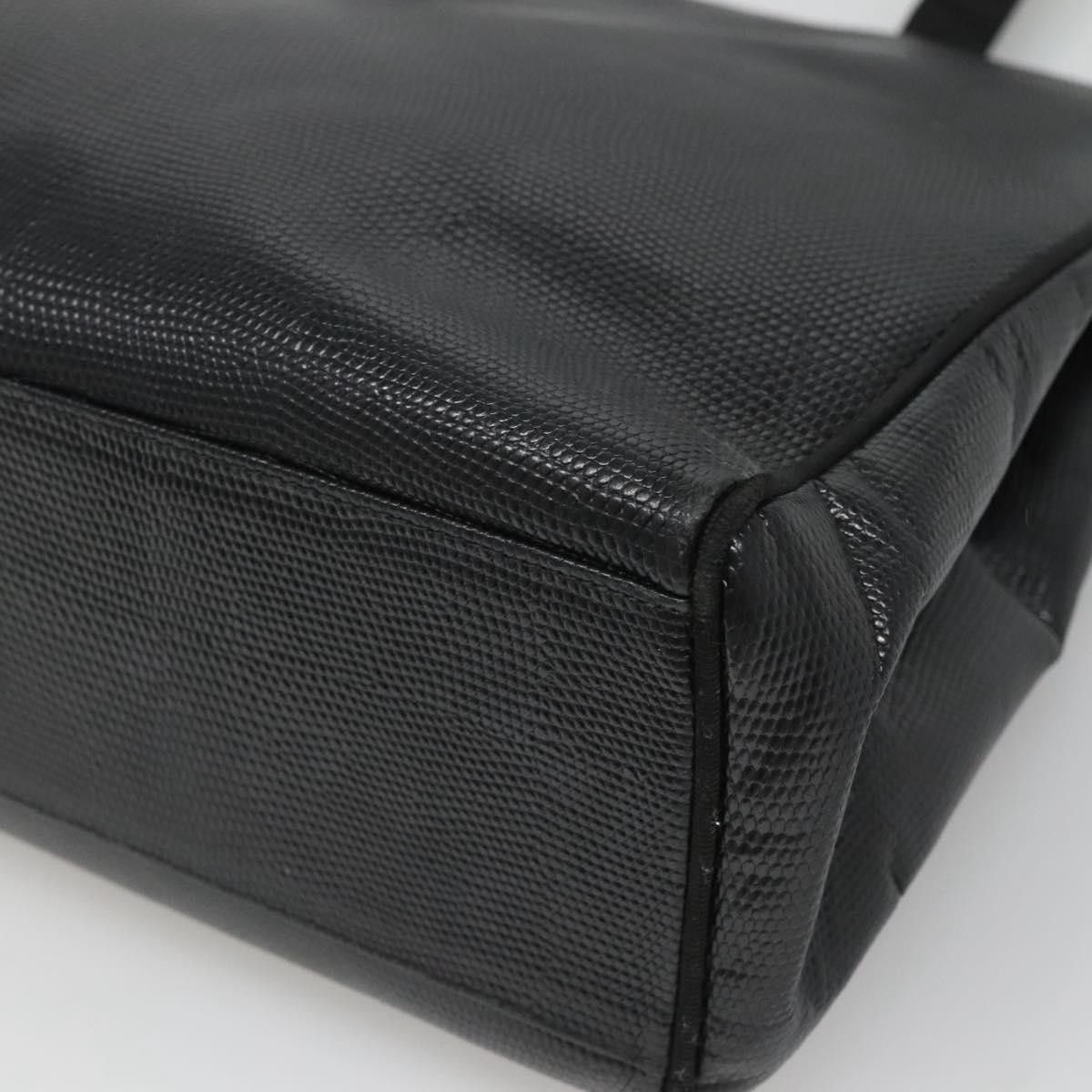 Salvatore Ferragamo Salvatore Ferragamo Vintage Vara Bow Tote Lizard Embossed Leather Size ONE SIZE - 10 Thumbnail