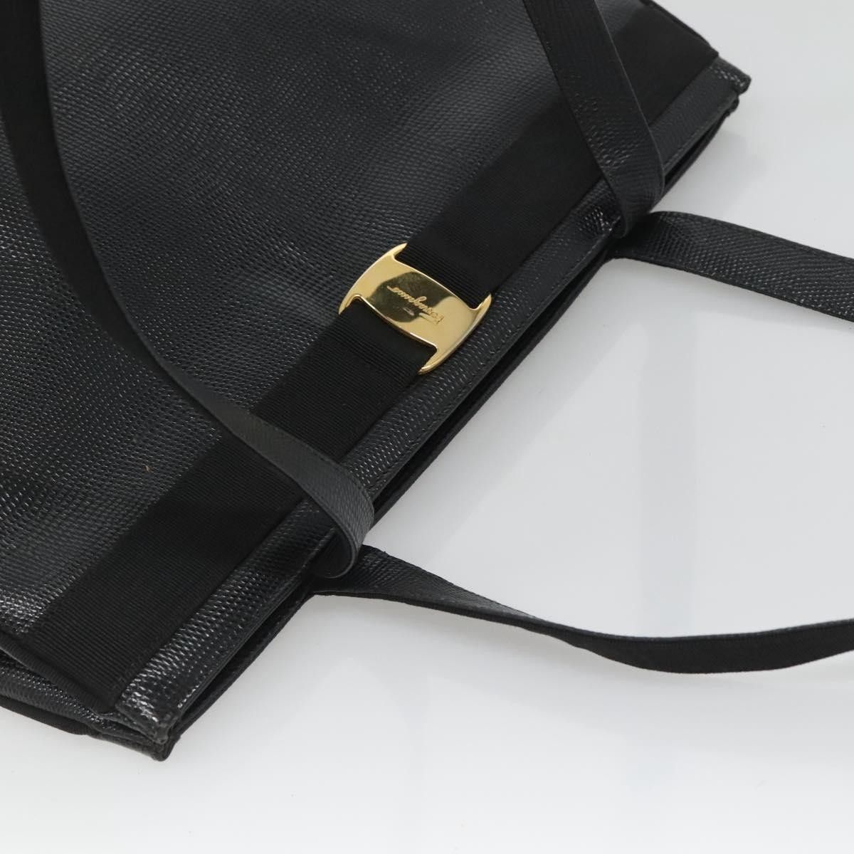 Salvatore Ferragamo Salvatore Ferragamo Vintage Vara Bow Tote Lizard Embossed Leather Size ONE SIZE - 12 Thumbnail