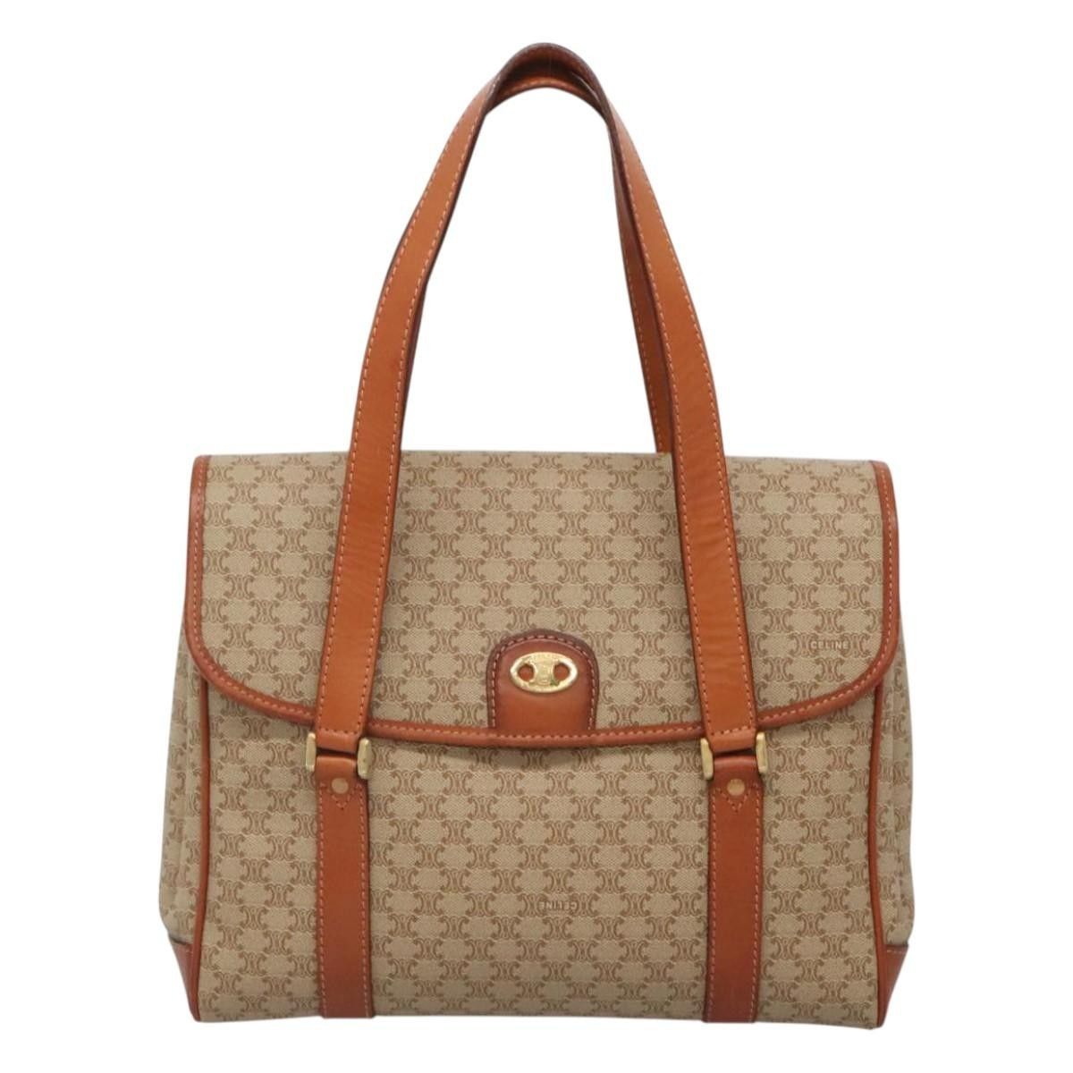 Celine Celine Vintage Macadam Handbag Canvas Size ONE SIZE - 19 Thumbnail
