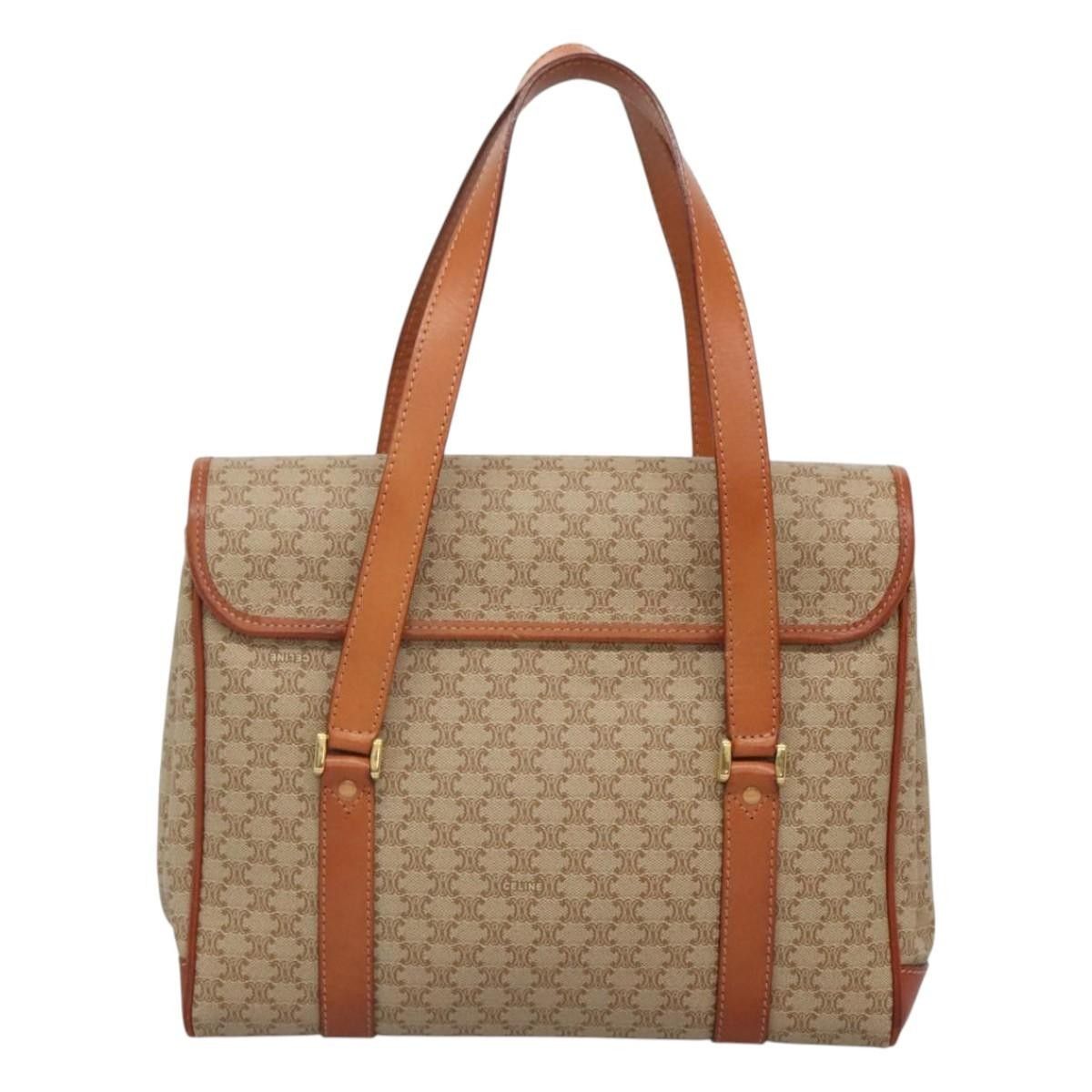 Celine Celine Vintage Macadam Handbag Canvas Size ONE SIZE - 2 Thumbnail