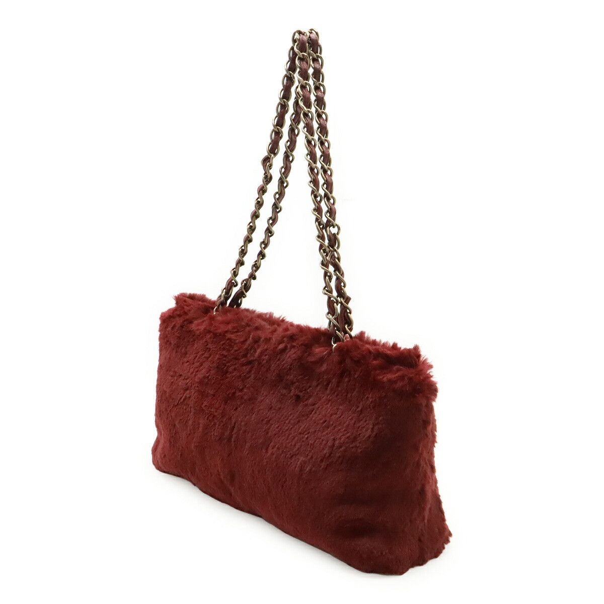 Chanel Chanel Chanel Rabbit Fur Shoulder Bag Natural Material Shoulder Bag DUTY FREE for USA Size ONE SIZE - 2 Thumbnail