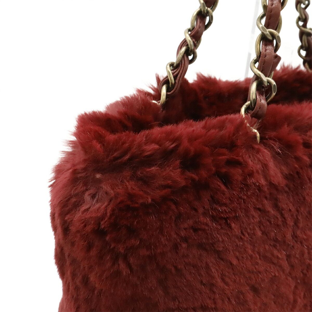 Chanel Chanel Chanel Rabbit Fur Shoulder Bag Natural Material Shoulder Bag DUTY FREE for USA Size ONE SIZE - 4 Thumbnail