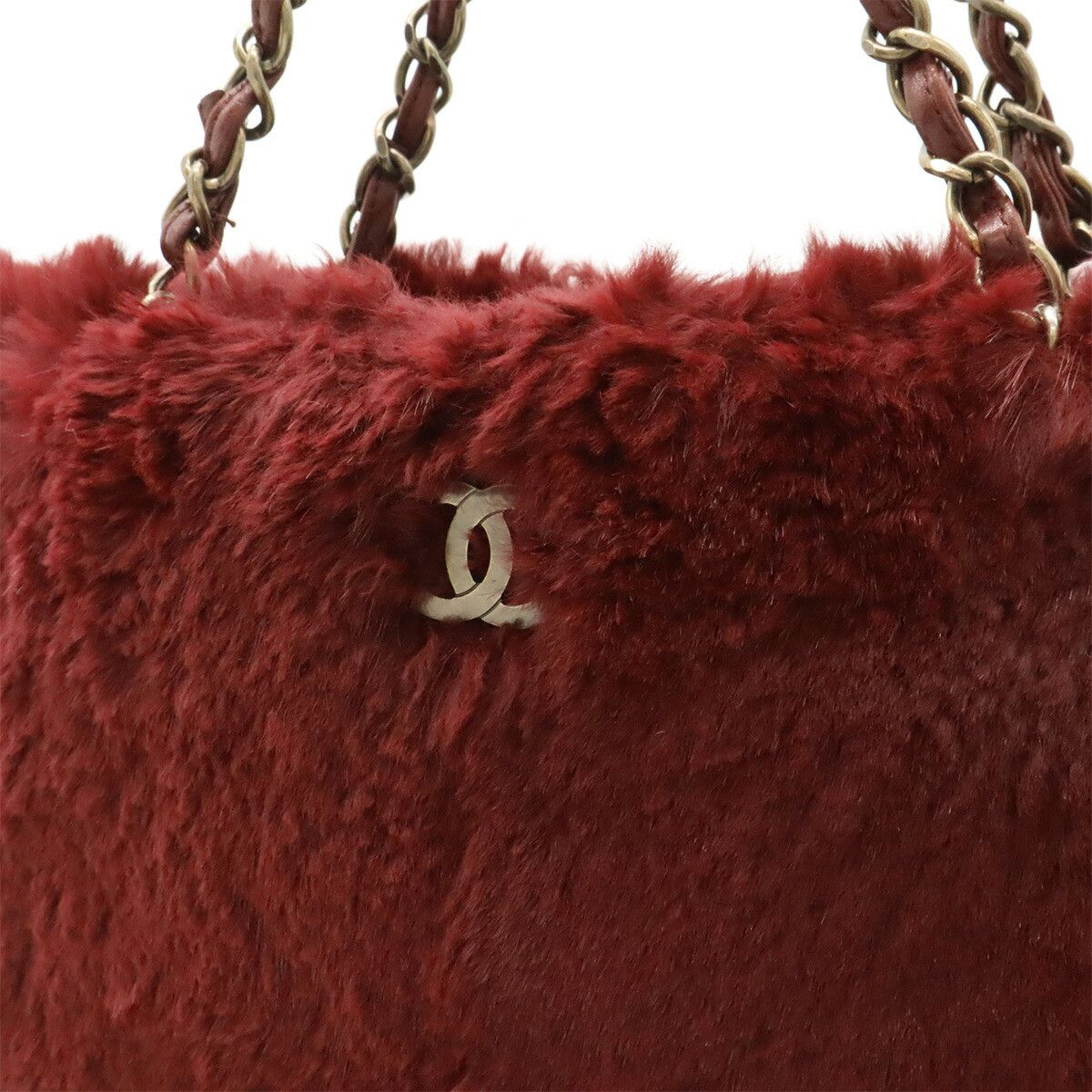 Chanel Chanel Chanel Rabbit Fur Shoulder Bag Natural Material Shoulder Bag DUTY FREE for USA Size ONE SIZE - 8 Thumbnail