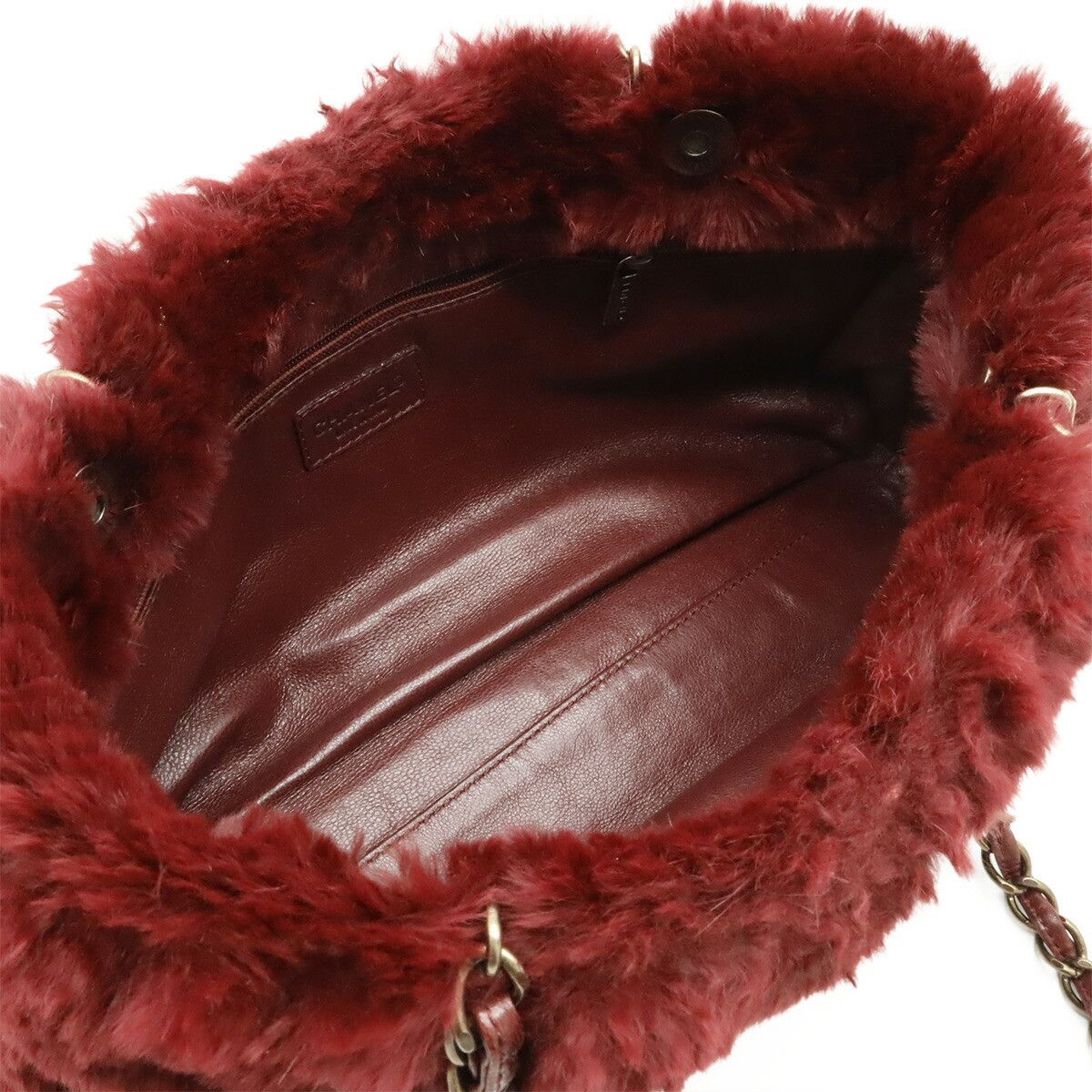 Chanel Chanel Chanel Rabbit Fur Shoulder Bag Natural Material Shoulder Bag DUTY FREE for USA Size ONE SIZE - 6 Thumbnail