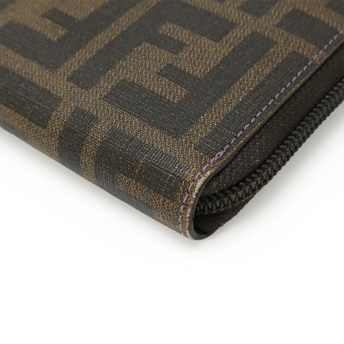 Fendi Fendi Fendi Zucca PVC Canvas Long Wallet Canvas Long Wallet 8M0024 DUTY FREE for USA Size ONE SIZE - 3 Thumbnail