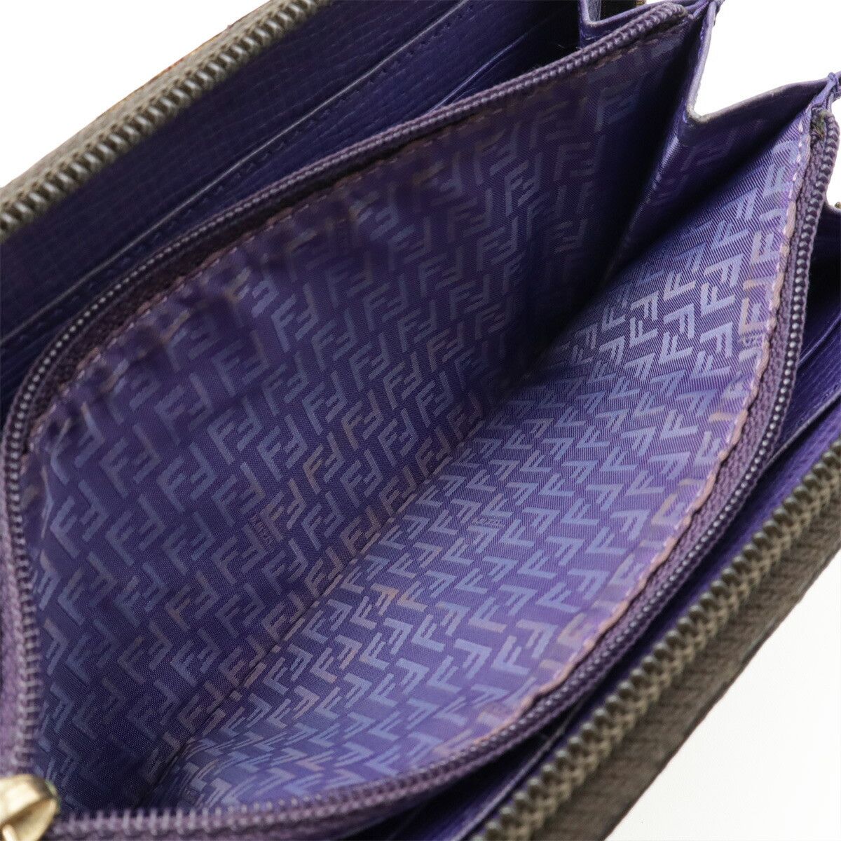 Fendi Fendi Fendi Zucca PVC Canvas Long Wallet Canvas Long Wallet 8M0024 DUTY FREE for USA Size ONE SIZE - 6 Thumbnail