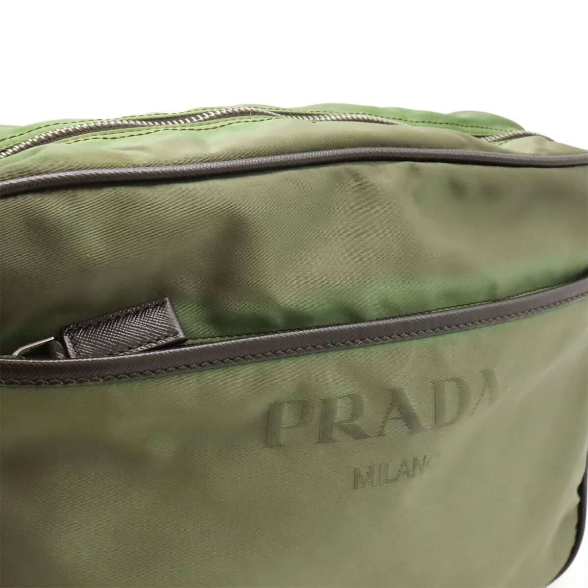 Prada Prada Prada Logo Jacquard Nylon Leather Shoulder Bag Others Crossbody Bag VA0772 DUTY FREE for USA Size ONE SIZE - 8 Thumbnail
