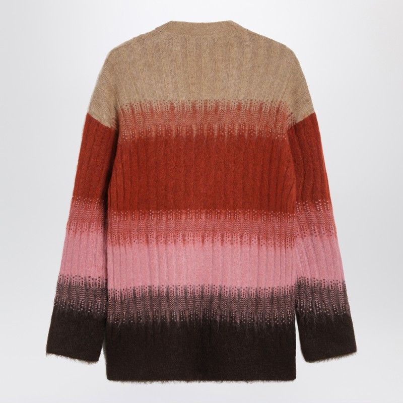 Fendi Fendi Multicoloured Mohair And Wool Cardigan Size M / US 6-8 / IT 42-44 - 2 Thumbnail