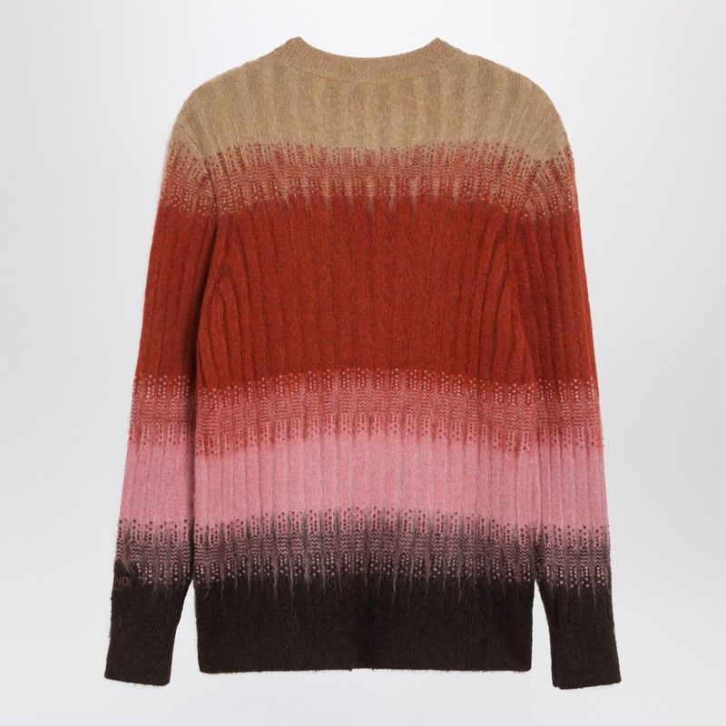 Fendi Fendi Multicoloured Mohair And Wool Sweater Size S / US 4 / IT 40 - 2 Thumbnail
