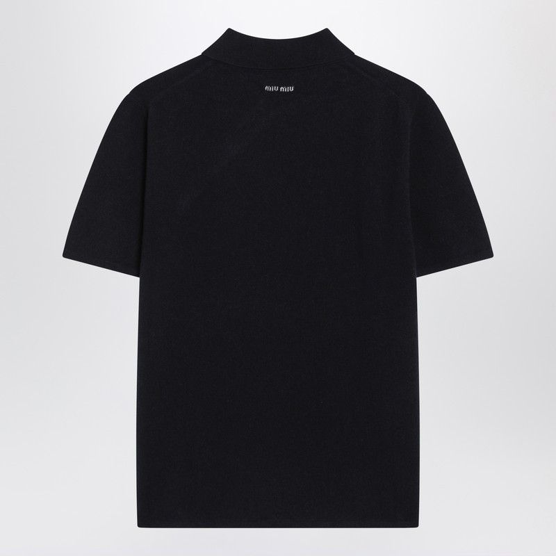 Miu Miu Miu Miu Polo In Cashmere Blue Size M / US 6-8 / IT 42-44 - 2 Thumbnail