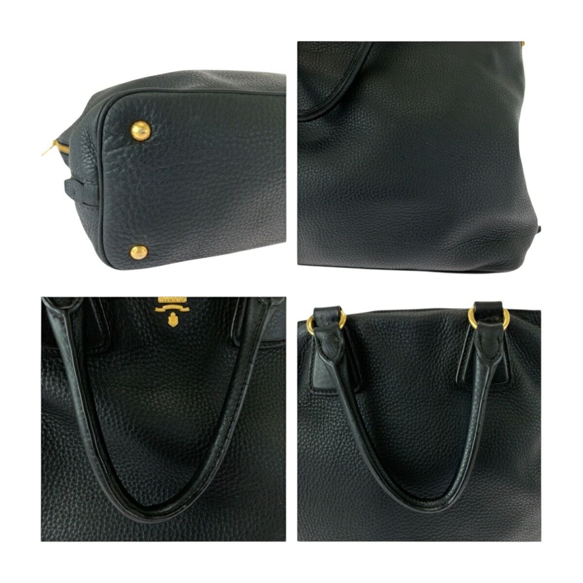 Prada Prada Prada Vitello Daino Leather Handbag Leather Tote Bag BN2419 DUTY FREE for USA Size ONE SIZE - 5 Thumbnail