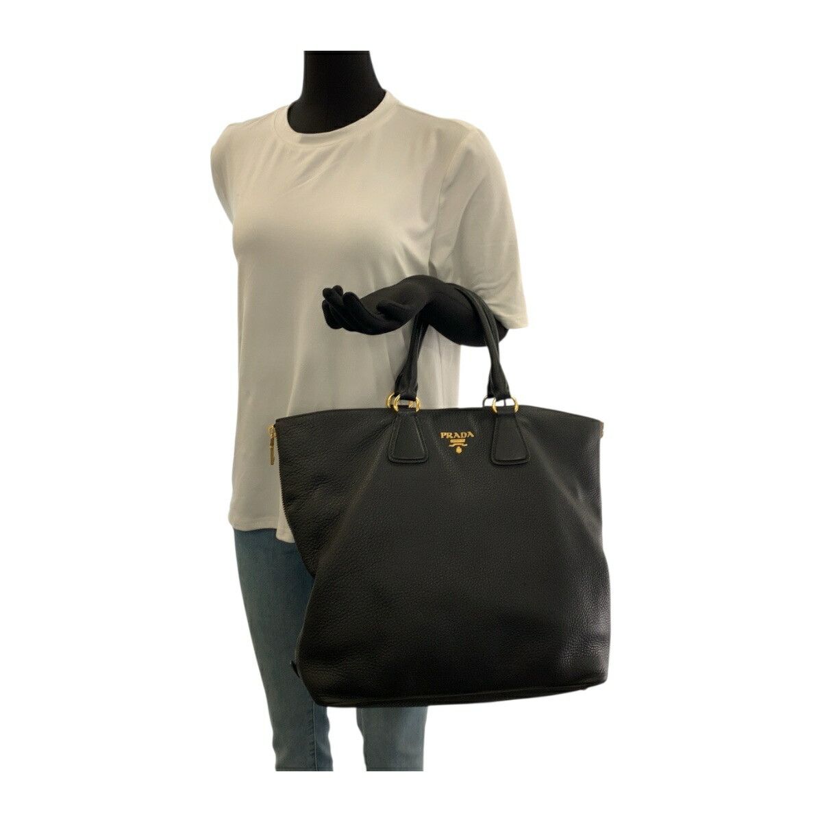 Prada Prada Prada Vitello Daino Leather Handbag Leather Tote Bag BN2419 DUTY FREE for USA Size ONE SIZE - 7 Thumbnail