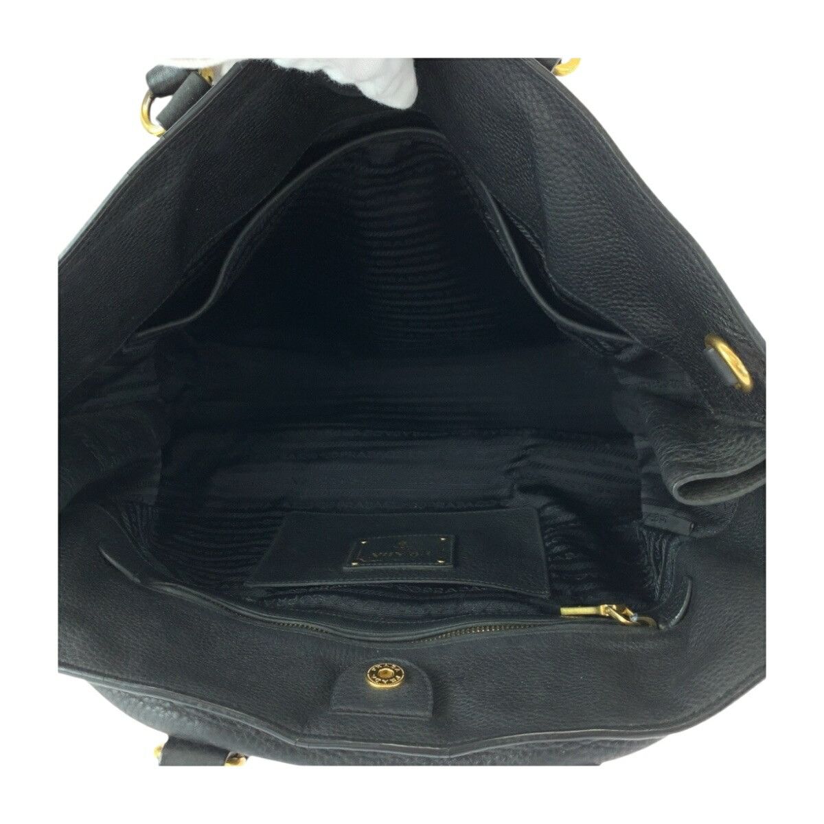 Prada Prada Prada Vitello Daino Leather Handbag Leather Tote Bag BN2419 DUTY FREE for USA Size ONE SIZE - 9 Thumbnail