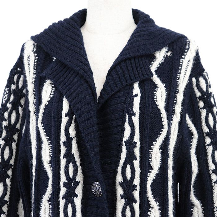 Chanel Chanel Chanel P59195 Wool Cashmere Knit Cardigan Others Tops P59195 DUTY FREE for USA Size ONE SIZE - 2 Thumbnail