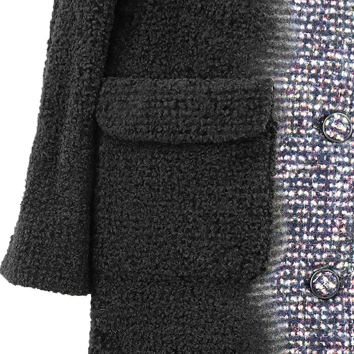 Chanel Chanel Chanel P52273 Tweed Cashmere Silk Wool Long Coat Others Outerwear P52273 DUTY FREE for USA Size ONE SIZE - 17 Thumbnail