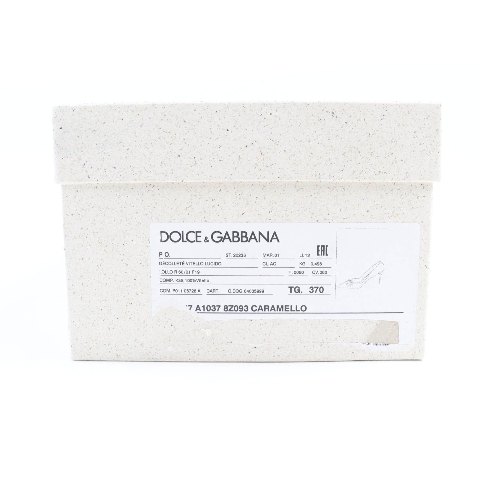 Dolce & Gabbana Dolce & Gabbana Dolce&Gabbana DG buckle Patent Leather Pumps Leather Shoes DUTY FREE for USA Size ONE SIZE - 12 Thumbnail
