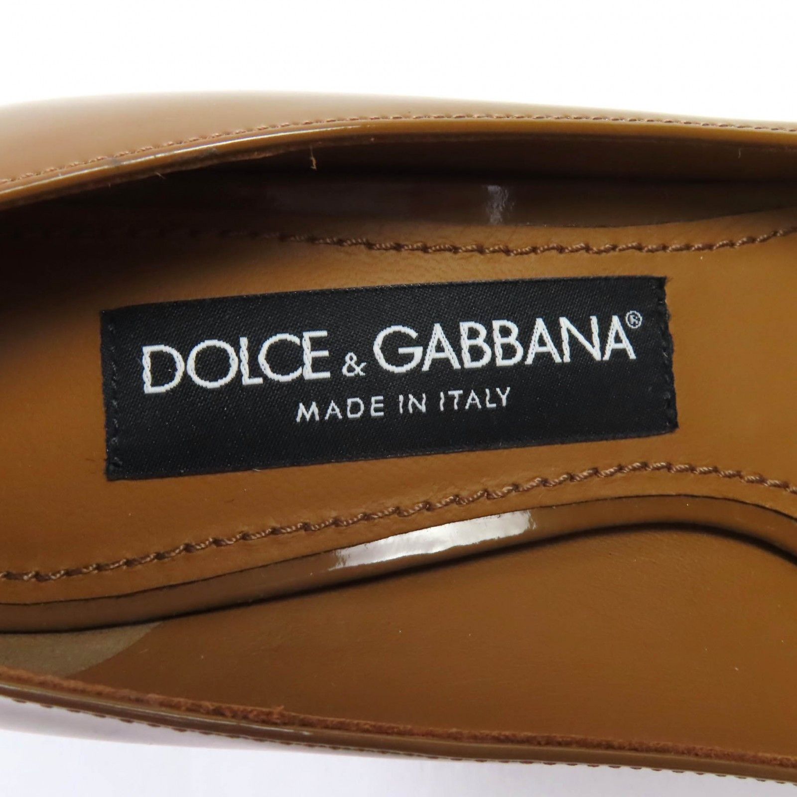 Dolce & Gabbana Dolce & Gabbana Dolce&Gabbana DG buckle Patent Leather Pumps Leather Shoes DUTY FREE for USA Size ONE SIZE - 9 Thumbnail