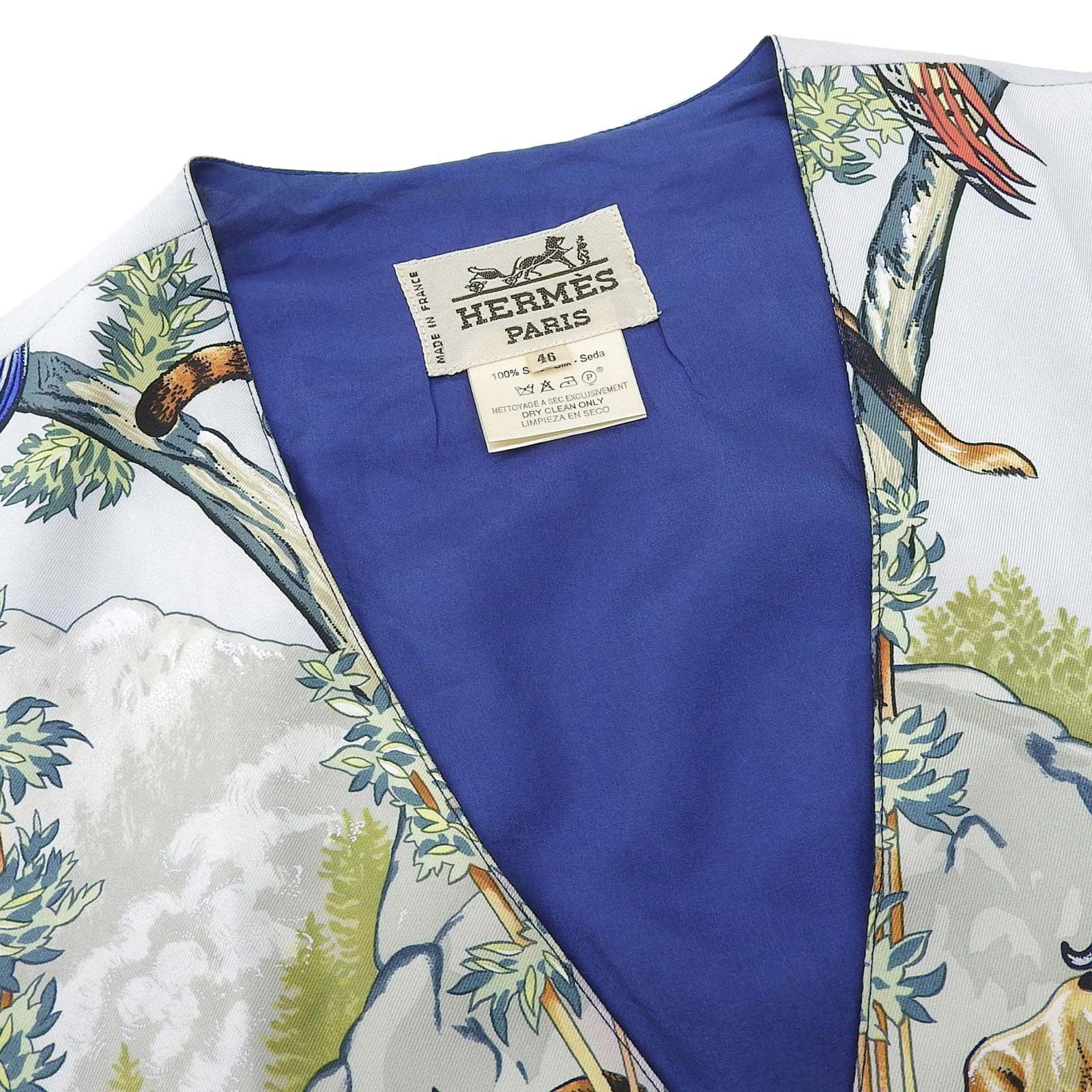 Hermes Hermes Hermes Silk Shirt Others Tops DUTY FREE for USA Size ONE SIZE - 3 Thumbnail