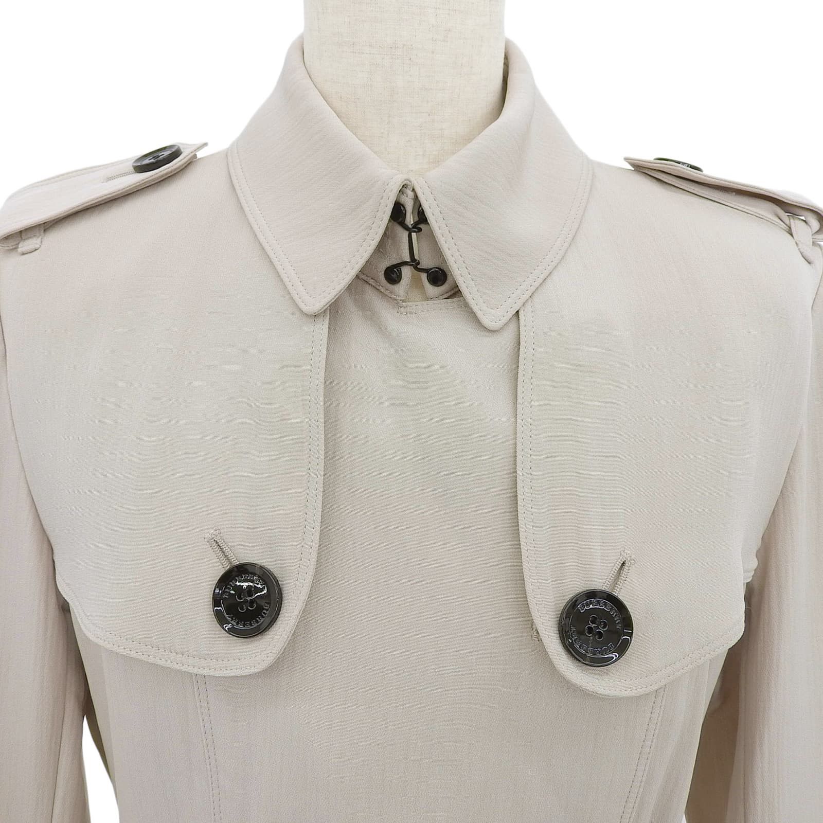 Burberry Burberry Burberry London Trench Coat Rayon Trench Coat Others Outerwear B1A17-731-40 DUTY FREE for USA Size ONE SIZE - 3 Thumbnail