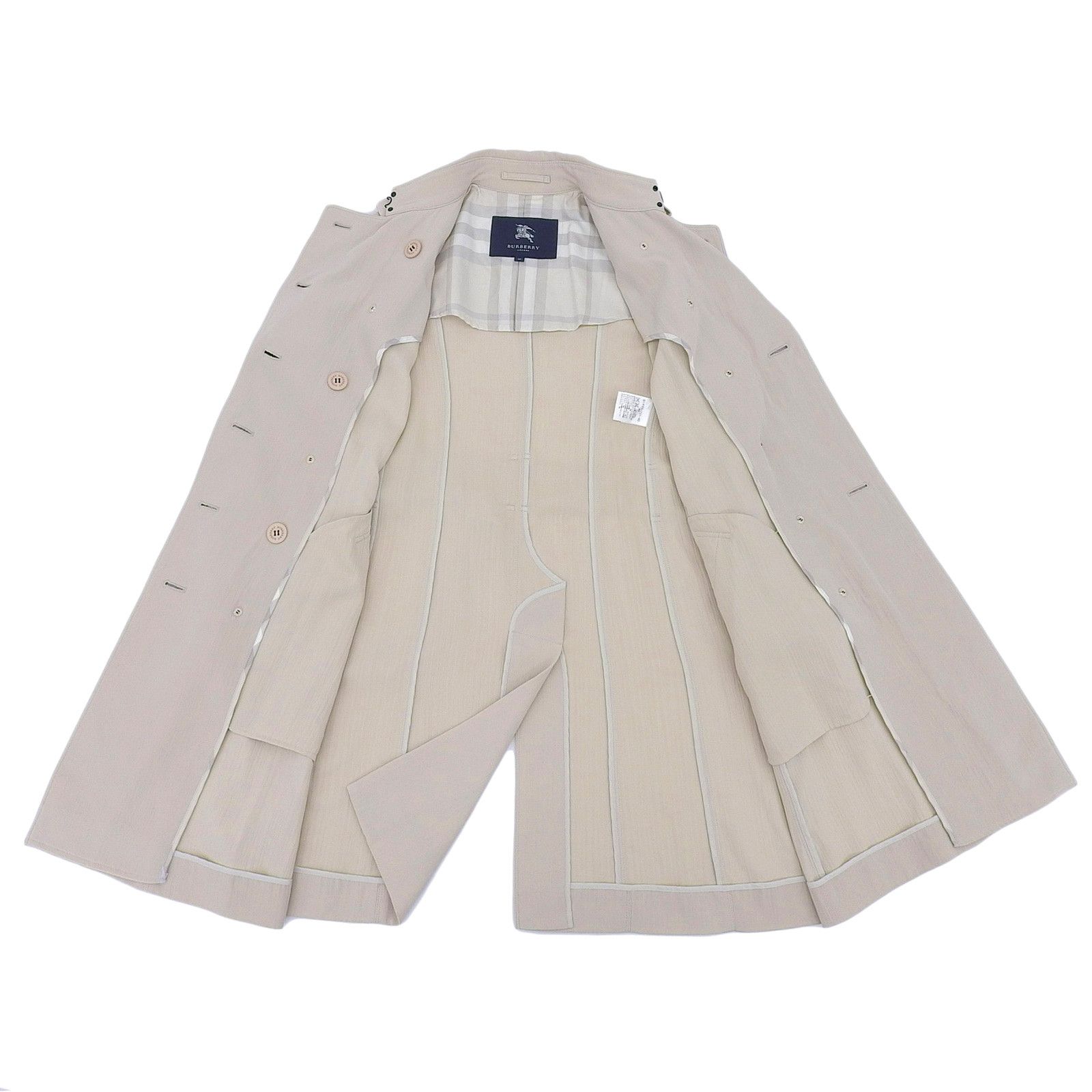Burberry Burberry Burberry London Trench Coat Rayon Trench Coat Others Outerwear B1A17-731-40 DUTY FREE for USA Size ONE SIZE - 5 Thumbnail