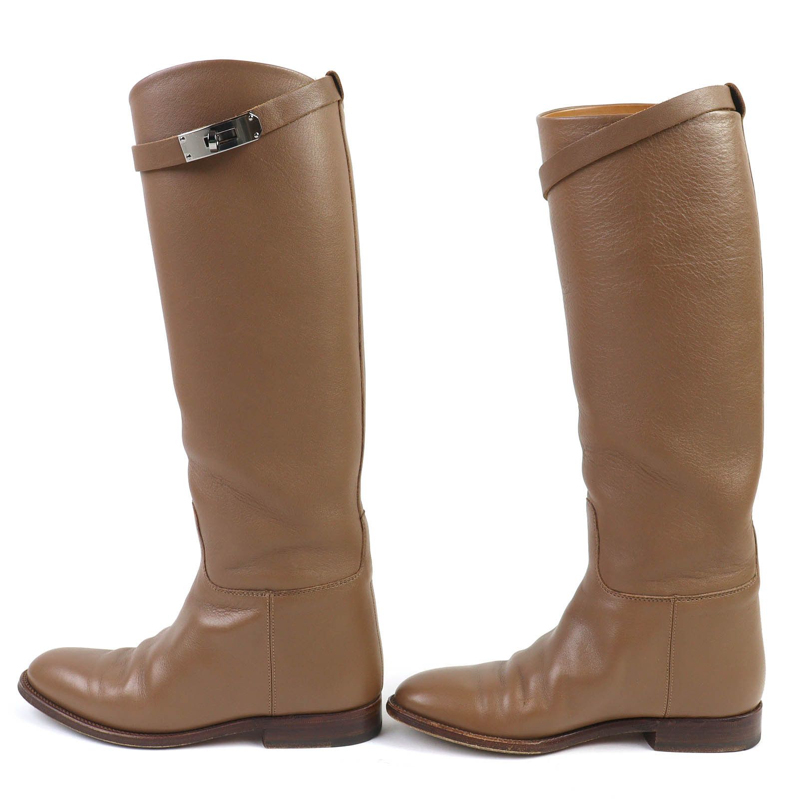 Hermes Hermes Hermes Jumping Kelly Buckle Leather Boots Leather Shoes DUTY FREE for USA Size ONE SIZE - 3 Thumbnail