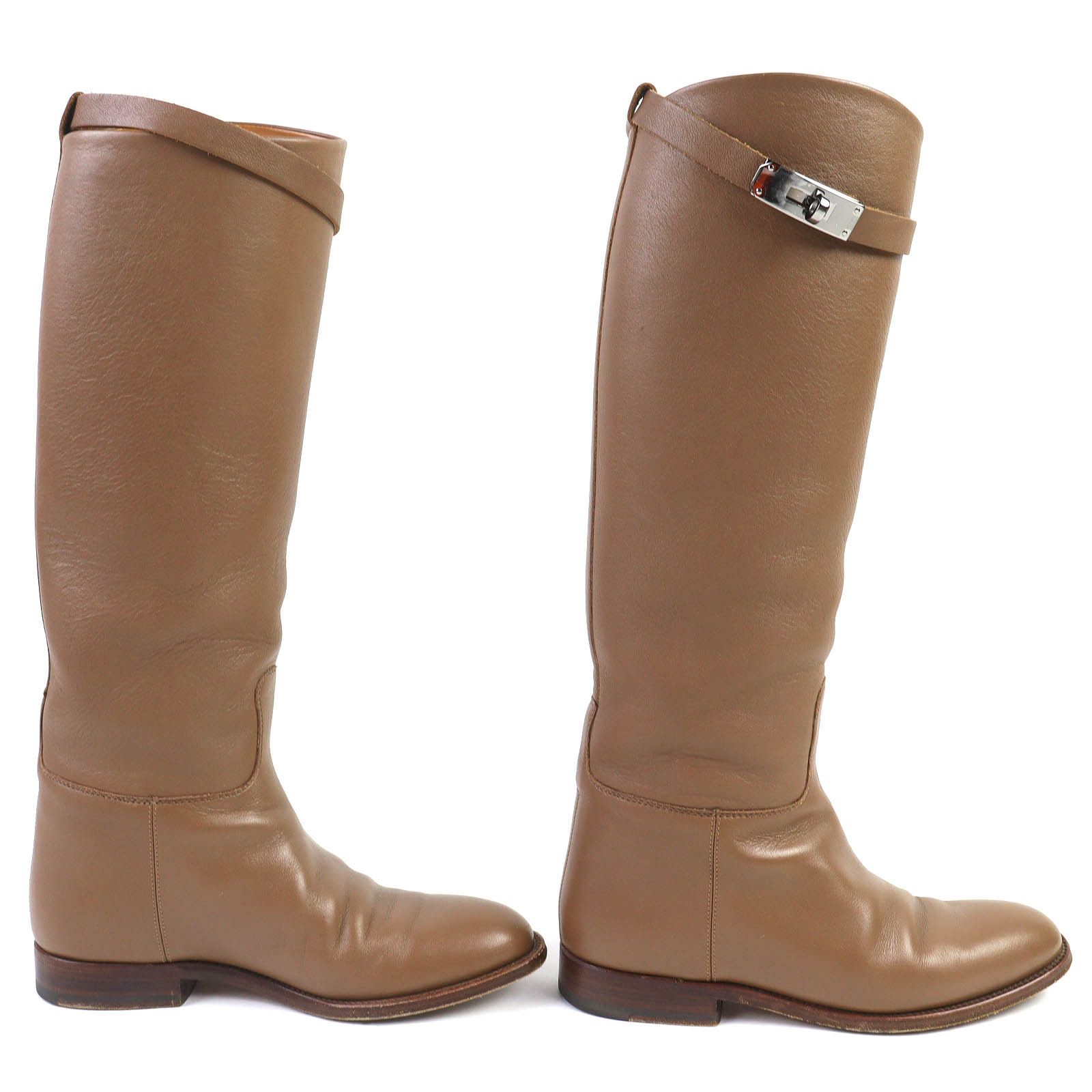 Hermes Hermes Hermes Jumping Kelly Buckle Leather Boots Leather Shoes DUTY FREE for USA Size ONE SIZE - 4 Thumbnail