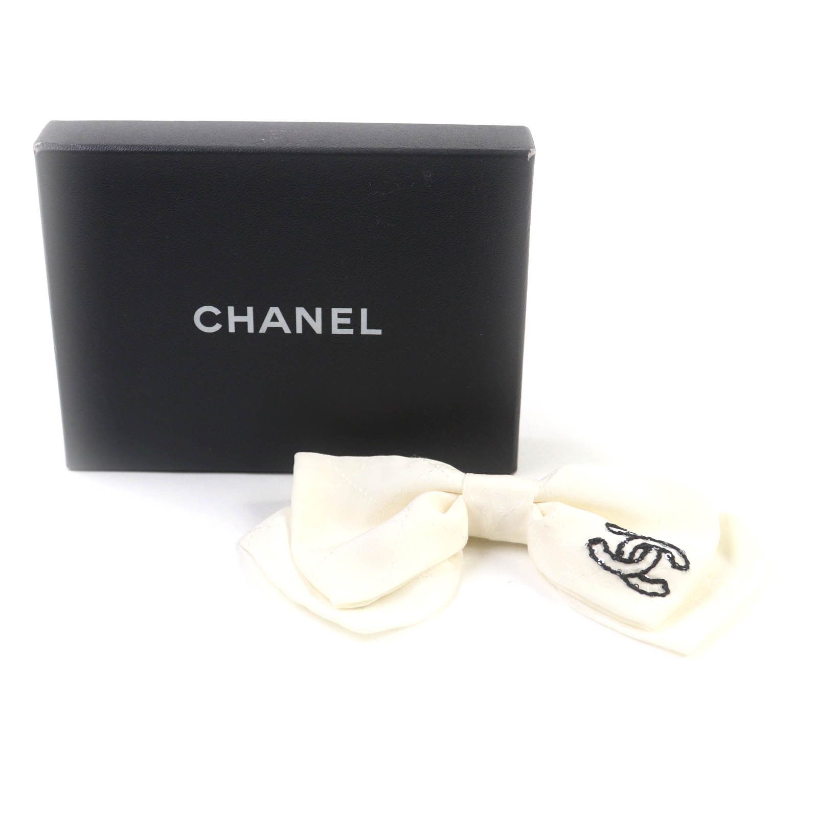 Chanel Chanel Chanel Ribbon Barrette Hair Accessory Cotton Other AAA730 DUTY FREE for USA Size ONE SIZE - 2 Thumbnail