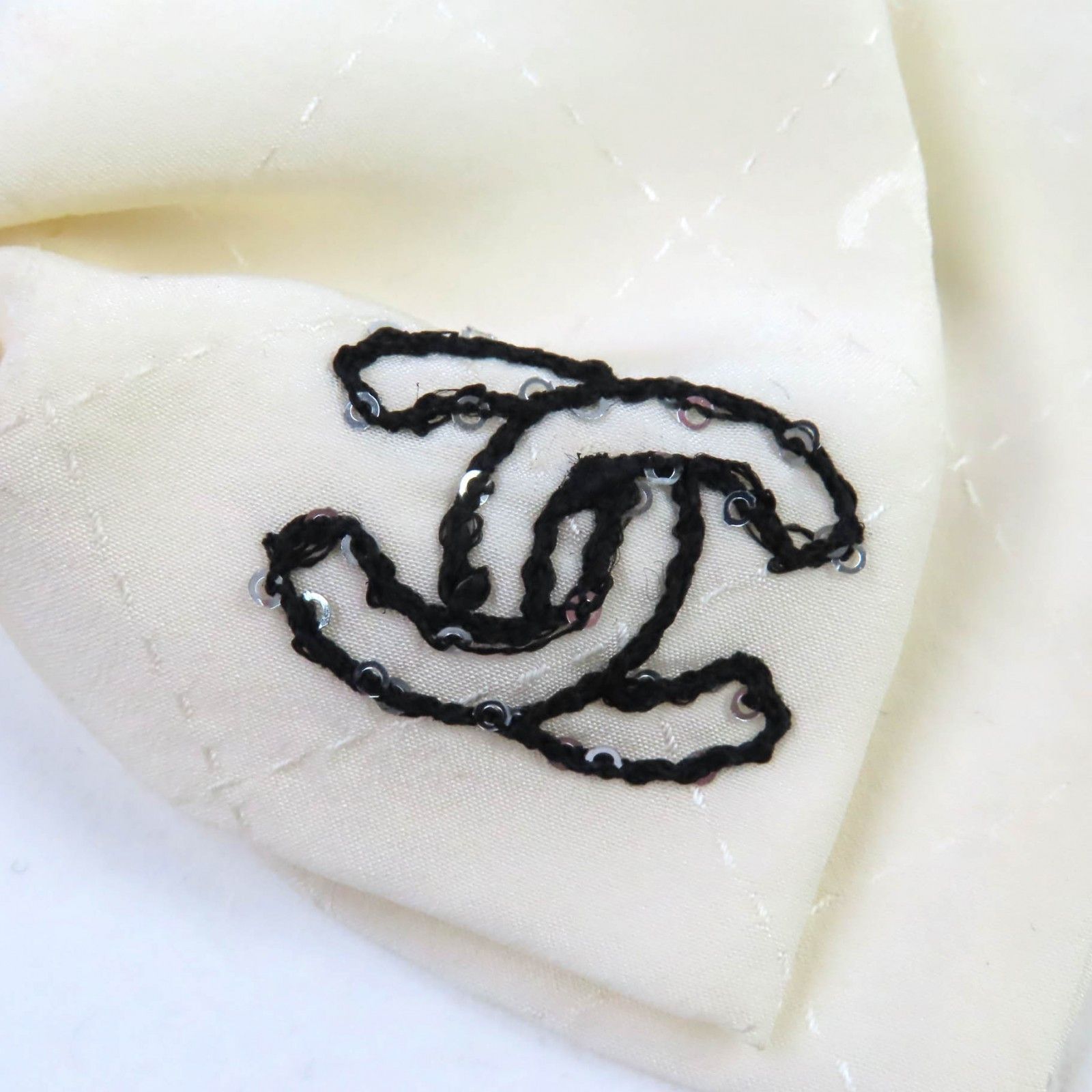 Chanel Chanel Chanel Ribbon Barrette Hair Accessory Cotton Other AAA730 DUTY FREE for USA Size ONE SIZE - 7 Thumbnail