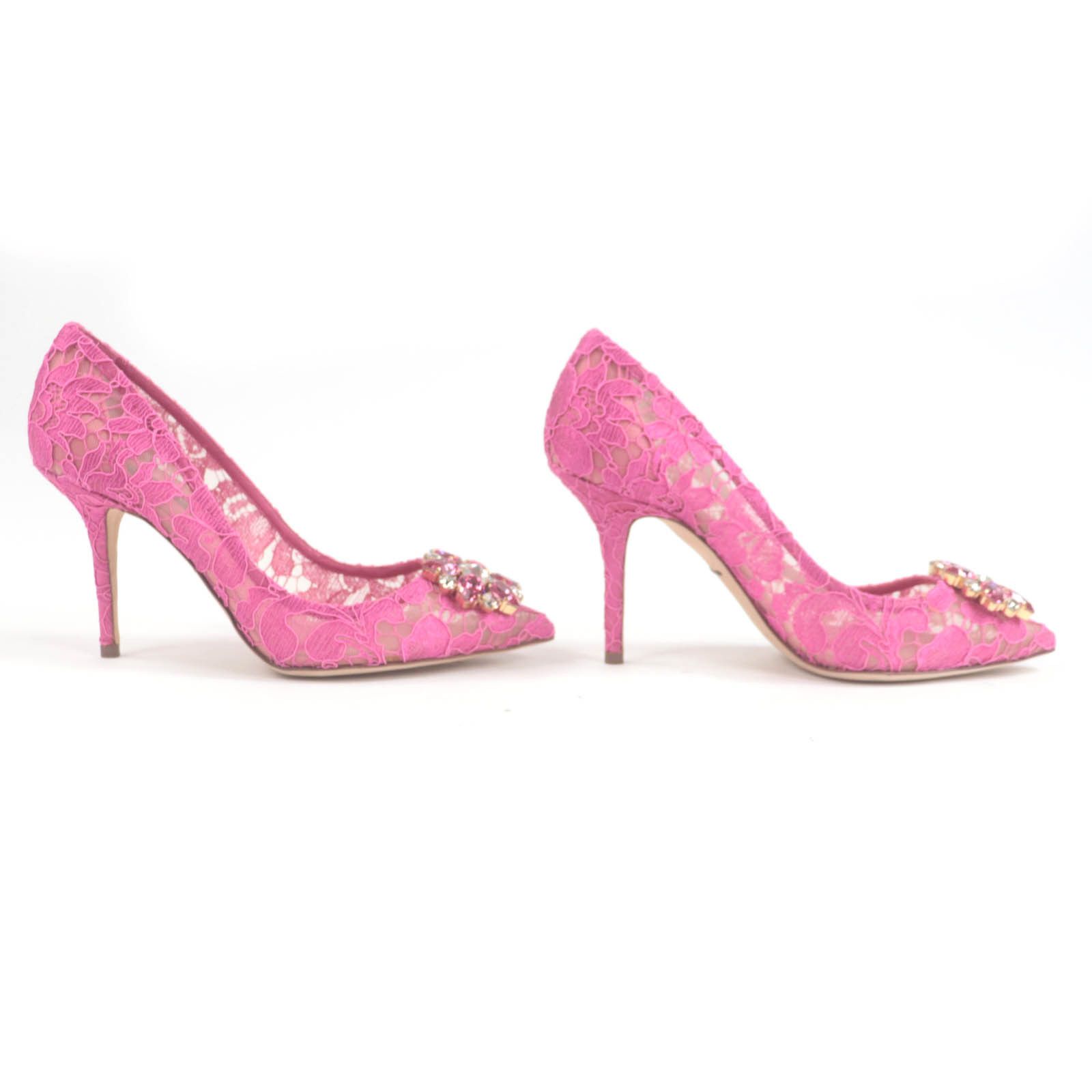 Dolce & Gabbana Dolce & Gabbana Dolce&Gabbana Taormina lace crystal pumps Others Shoes DUTY FREE for USA Size ONE SIZE - 4 Thumbnail