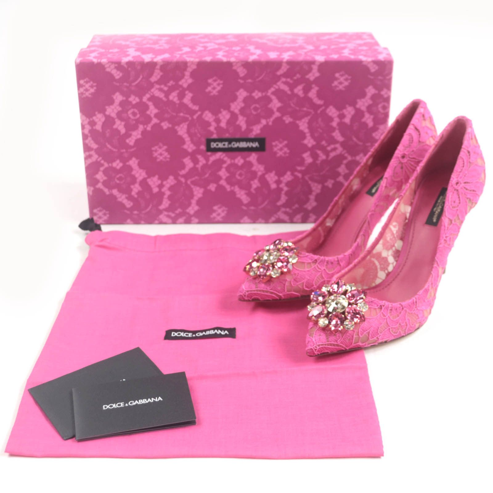 Dolce & Gabbana Dolce & Gabbana Dolce&Gabbana Taormina lace crystal pumps Others Shoes DUTY FREE for USA Size ONE SIZE - 2 Thumbnail