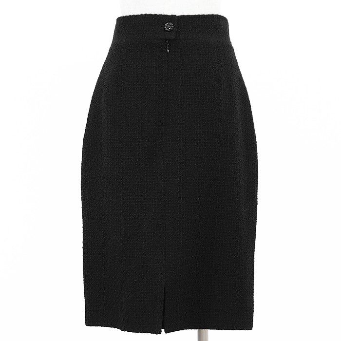 Chanel Chanel Chanel 09C P34889 Tweed Wool Skirt Leather Skirts P34889 DUTY FREE for USA Size ONE SIZE - 5 Thumbnail