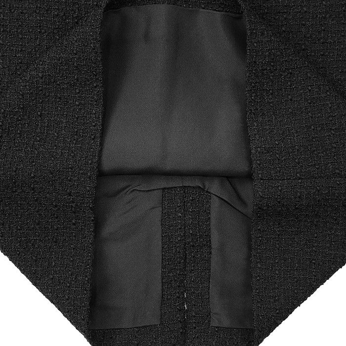 Chanel Chanel Chanel 09C P34889 Tweed Wool Skirt Leather Skirts P34889 DUTY FREE for USA Size ONE SIZE - 11 Thumbnail