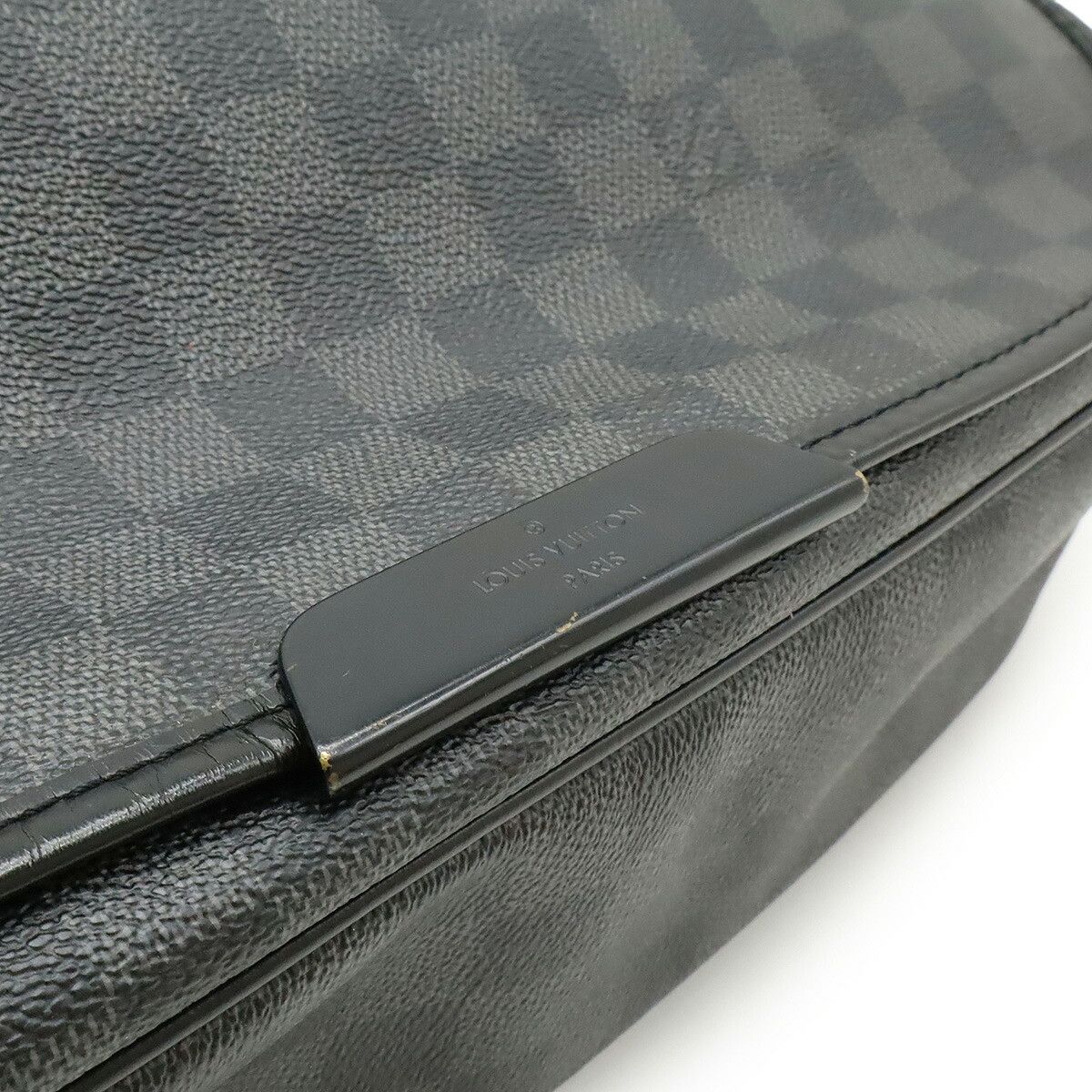 Louis Vuitton Louis Vuitton Louis Vuitton Daniel GM Damier Graphite Shoulder Bag Canvas Crossbody Bag N58033 DUTY FREE for USA Size ONE SIZE - 8 Thumbnail