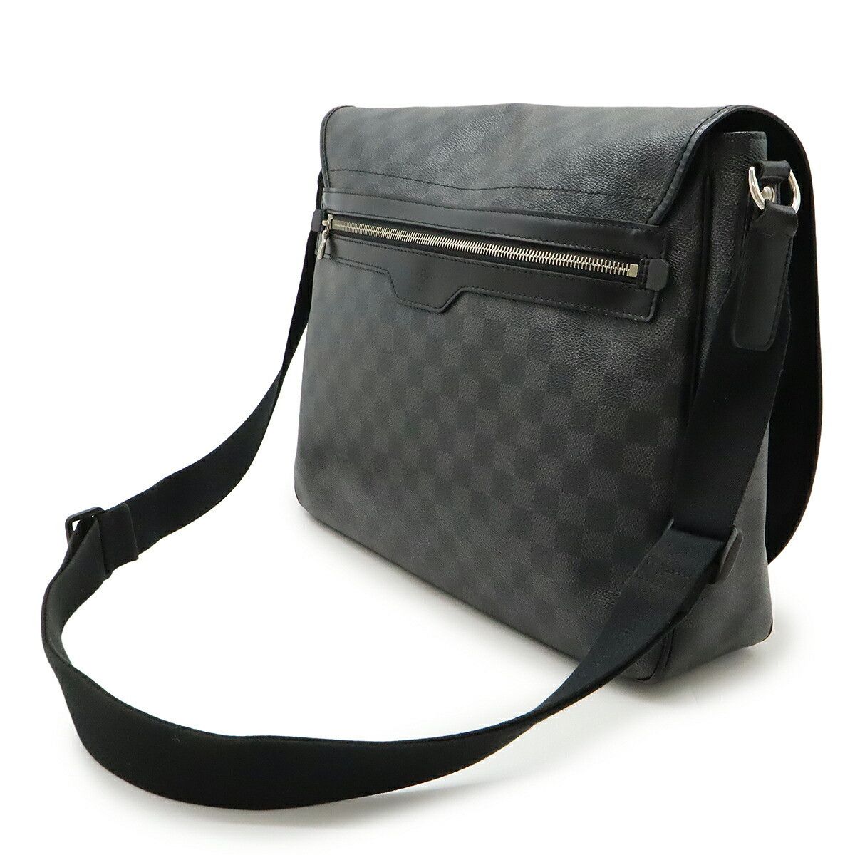 Louis Vuitton Louis Vuitton Louis Vuitton Daniel GM Damier Graphite Shoulder Bag Canvas Crossbody Bag N58033 DUTY FREE for USA Size ONE SIZE - 2 Thumbnail