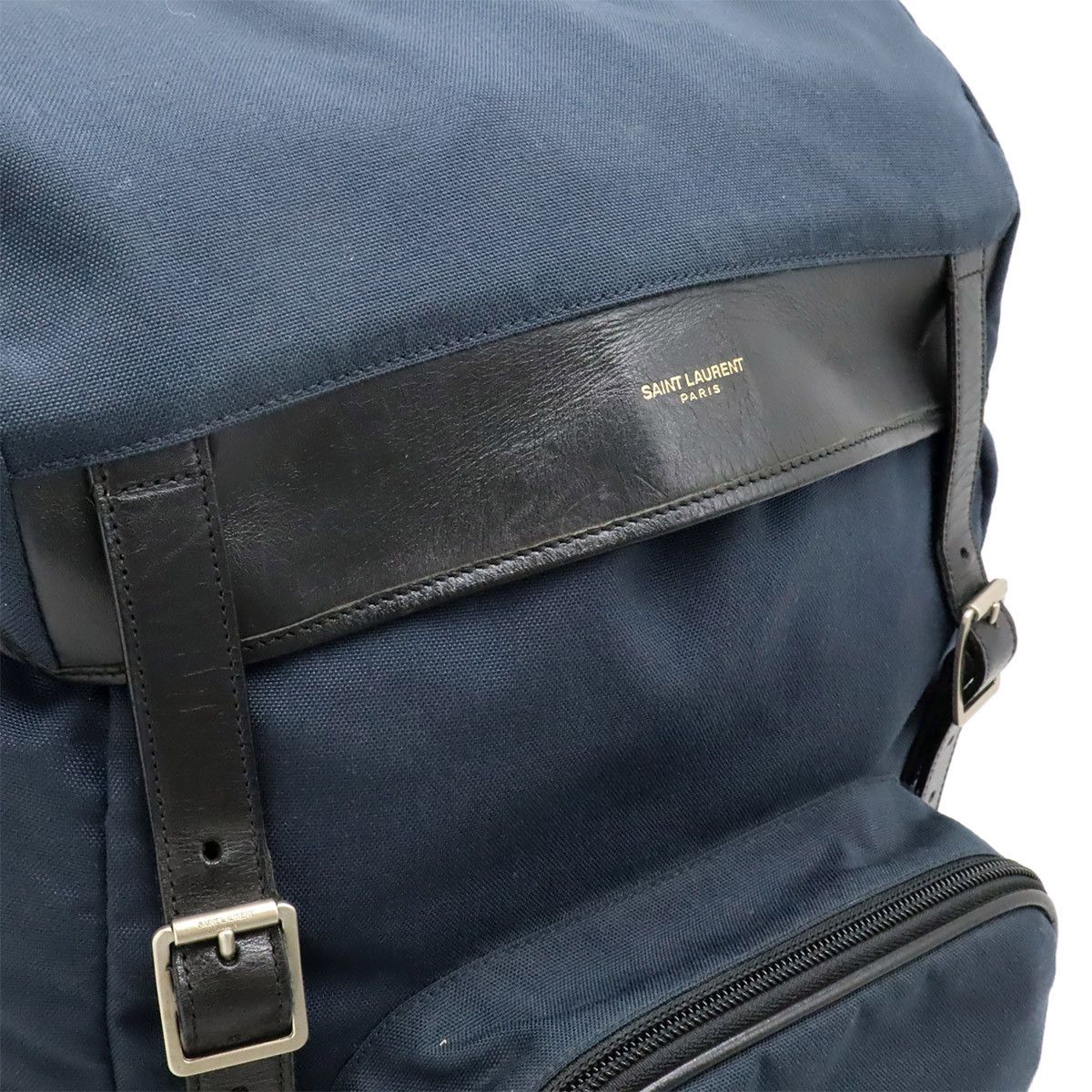 Yves Saint Laurent Yves Saint Laurent Saint Laurent Hunting Backpack Canvas Leather Backpack Canvas Backpack 342609 DUTY FREE for USA Size ONE SIZE - 8 Thumbnail
