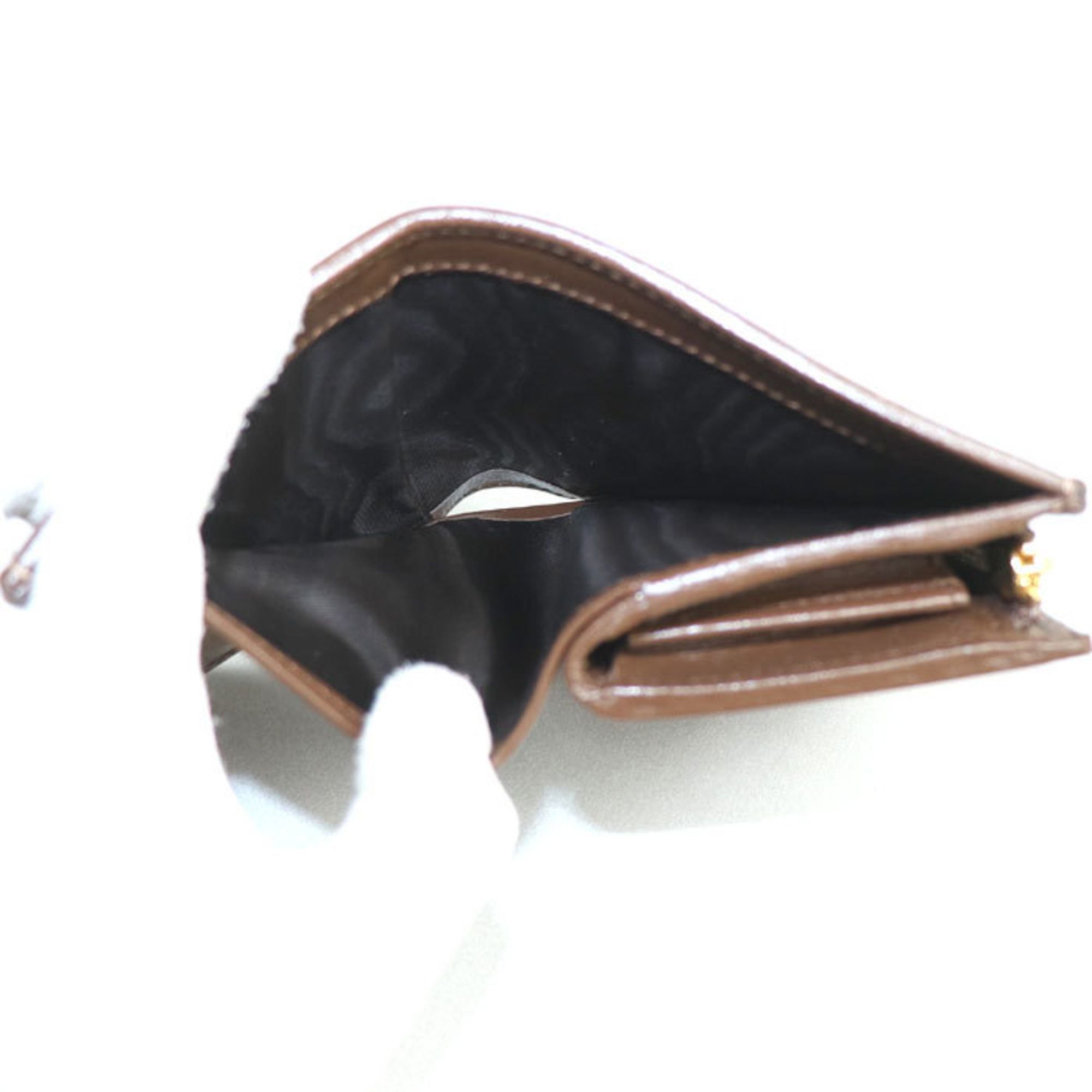 Gucci GUCCI Horsebit 1955 Card Case Wallet Bifold Beige/Ebony ?726846 92TCG 8563 Women's Size ONE SIZE - 4 Thumbnail