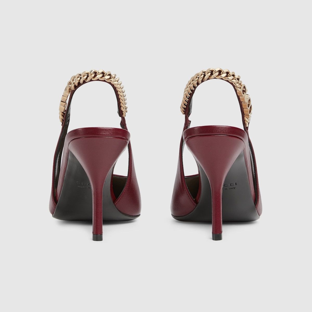 Gucci Gucci Signoria slingback pump 105mm in burgundy Size US 9.5 / IT 39.5 - 4 Thumbnail