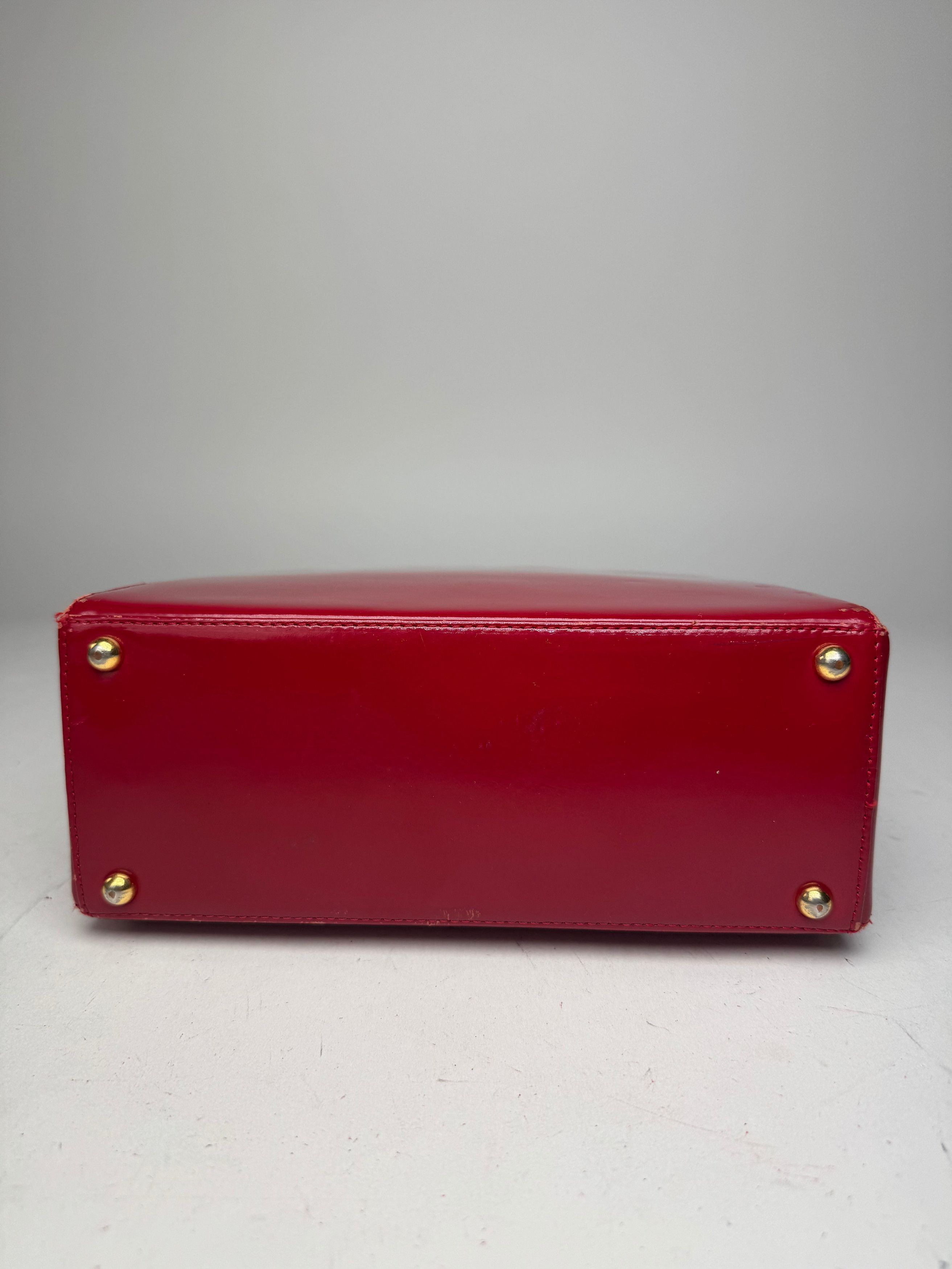 Givenchy Vintage Patent Leather Handbag Red Size ONE SIZE - 12 Thumbnail
