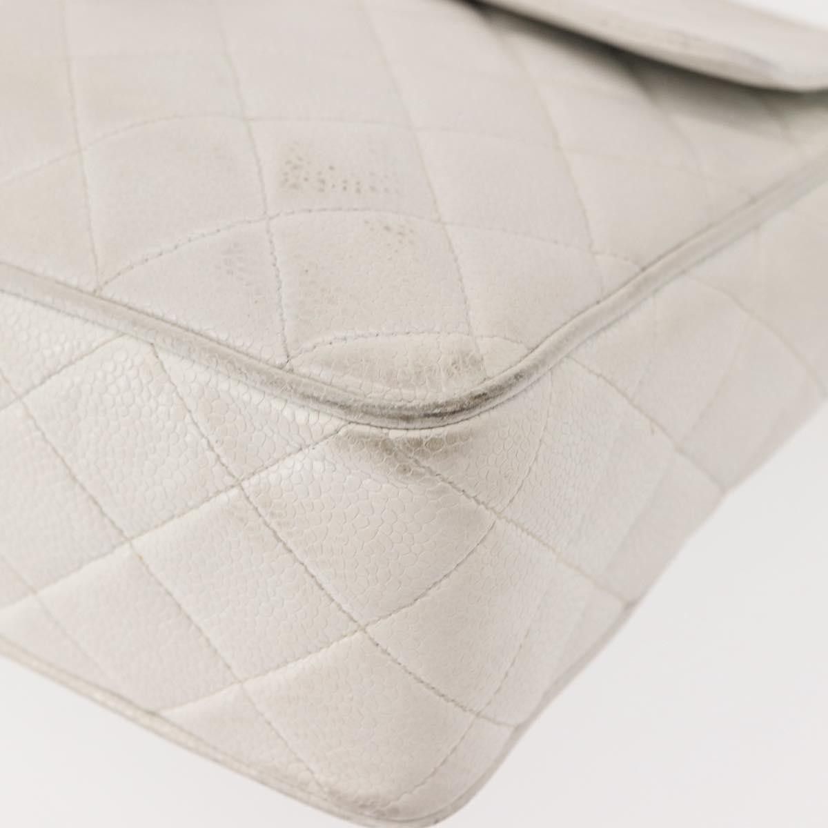 Chanel Chanel Vintage Front Pocket Camera Shoulder Bag Quilted Caviar Size ONE SIZE - 12 Thumbnail