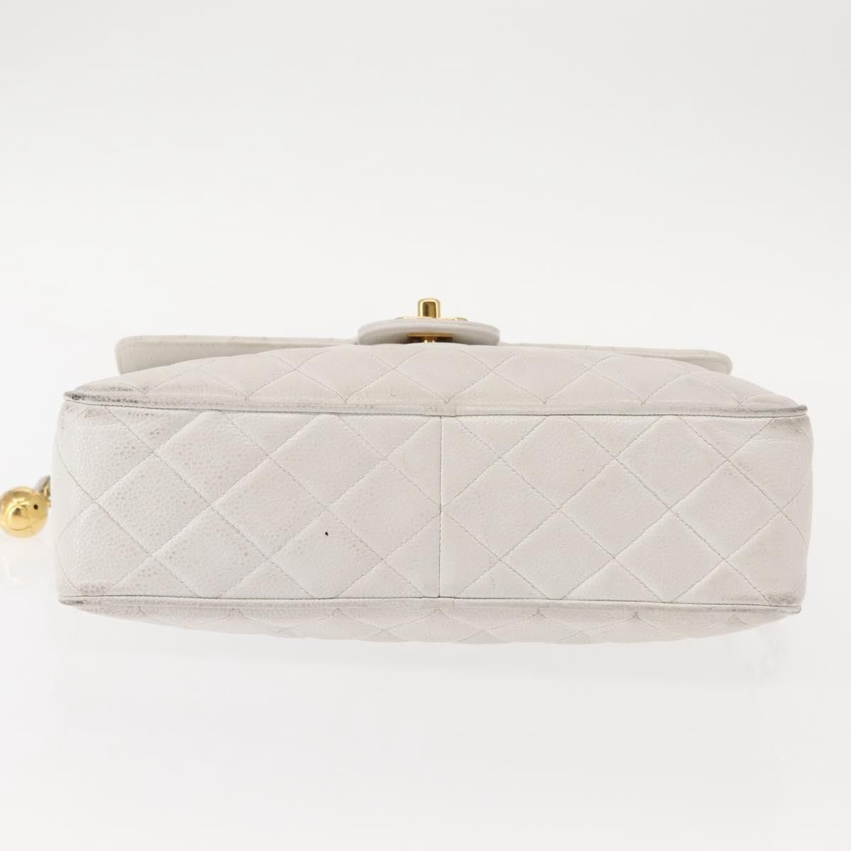 Chanel Chanel Vintage Front Pocket Camera Shoulder Bag Quilted Caviar Size ONE SIZE - 21 Thumbnail