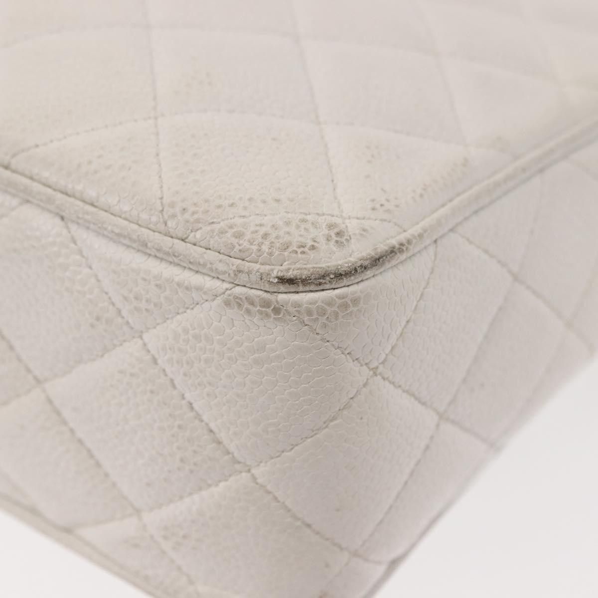 Chanel Chanel Vintage Front Pocket Camera Shoulder Bag Quilted Caviar Size ONE SIZE - 11 Thumbnail
