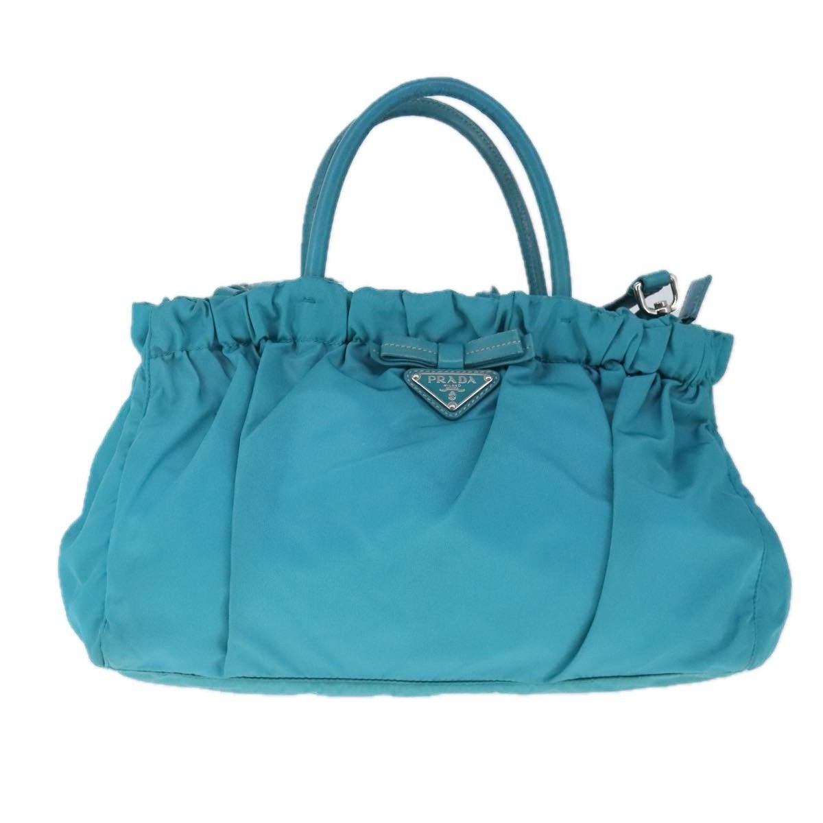 Prada Prada Bow Convertible Tote Tessuto Size ONE SIZE - 19 Thumbnail