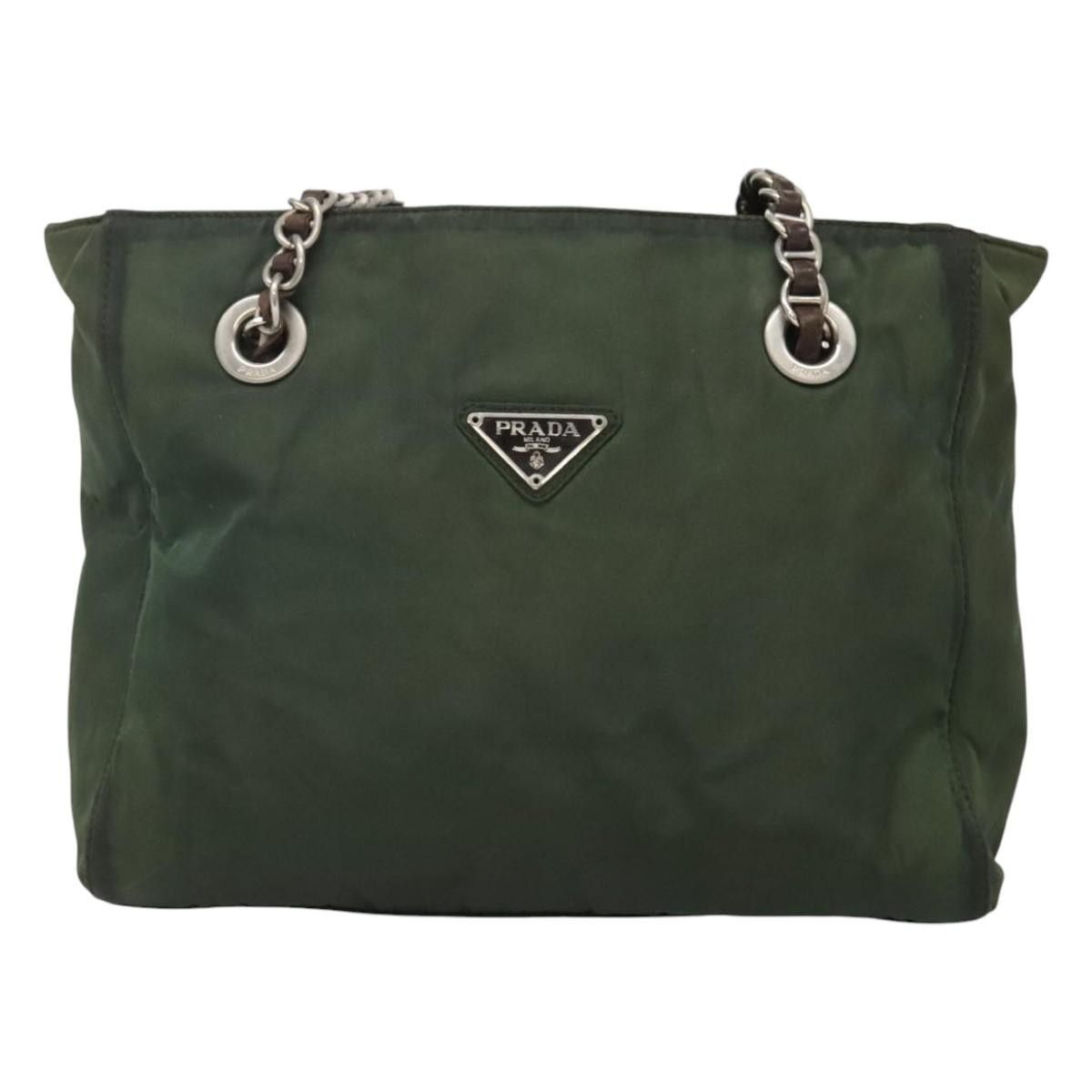 Prada Prada Vintage Chain Tote Tessuto Size ONE SIZE - 15 Thumbnail