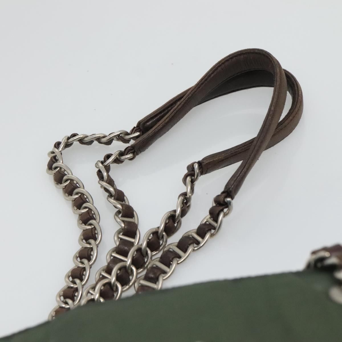 Prada Prada Vintage Chain Tote Tessuto Size ONE SIZE - 16 Thumbnail