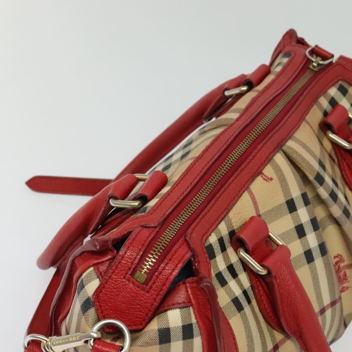 Burberry Burberry Pilgrim Satchel Haymarket Coated Canvas Size ONE SIZE - 19 Thumbnail