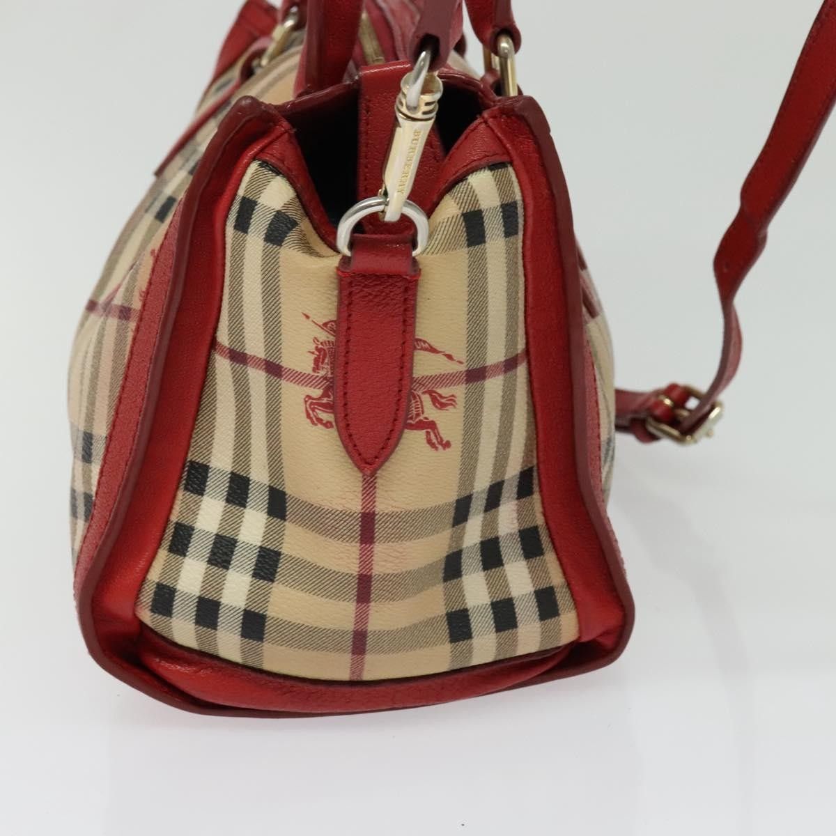 Burberry Burberry Pilgrim Satchel Haymarket Coated Canvas Size ONE SIZE - 3 Thumbnail